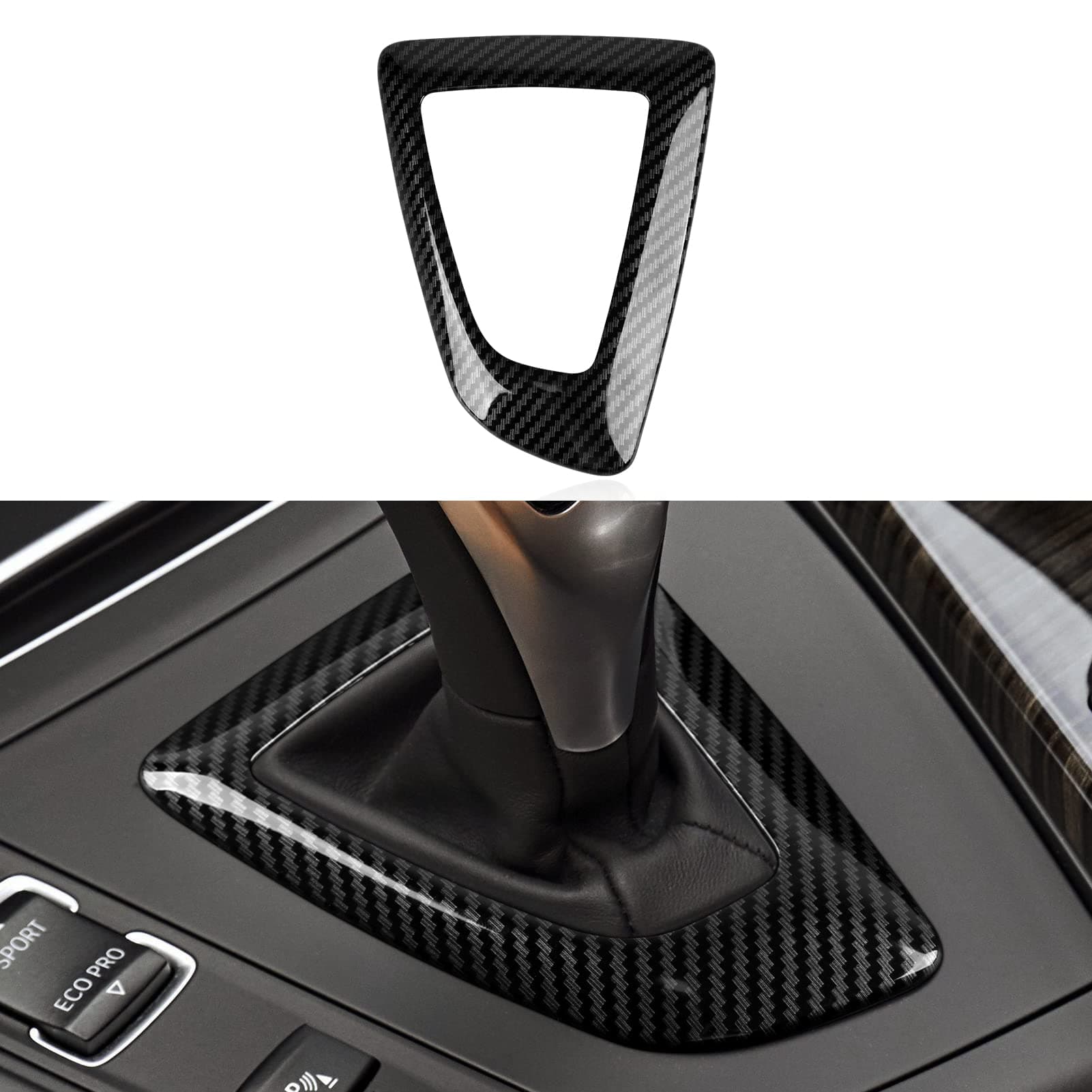 HENGYUESHANG Car Gear Shift Frame Cover Trim Sticker Decals fit for BMW F20 F21 F22 F23 F30 F31 F32 F33 F34 F35 F36 Accessories (Style C)