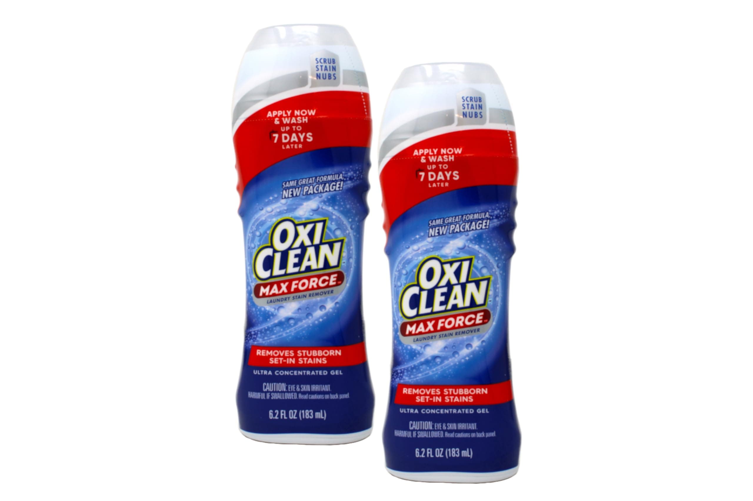 Turn To Learn Oxi, Clean Max Force Stain Remover 6.2 Ounce 2-Pack – Stick For Clothes, Grabbing Nubs Grease Clothes Gel 5 Types