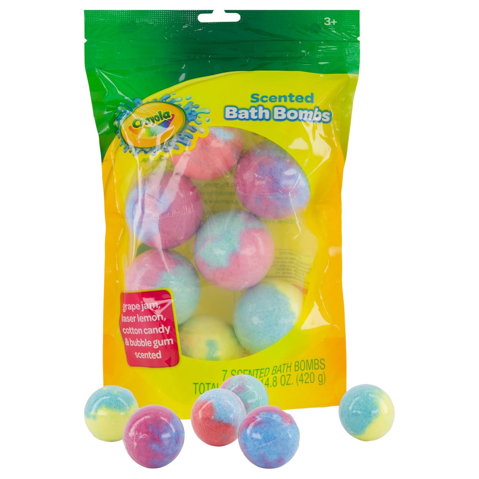Crayola Colorful Scented Bath Bombs