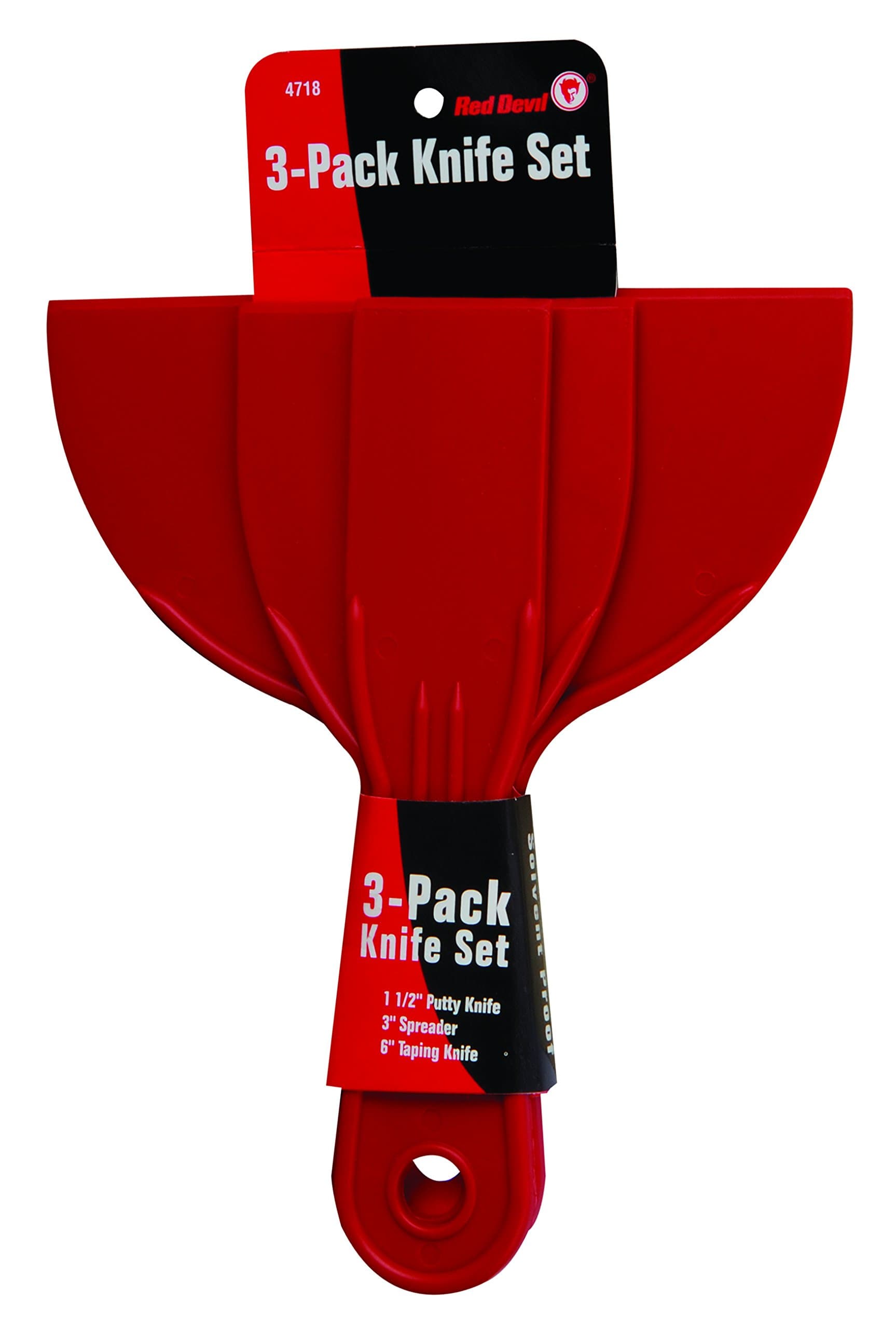 4718 3-Piece Plastic Knife Set, 1-Pack