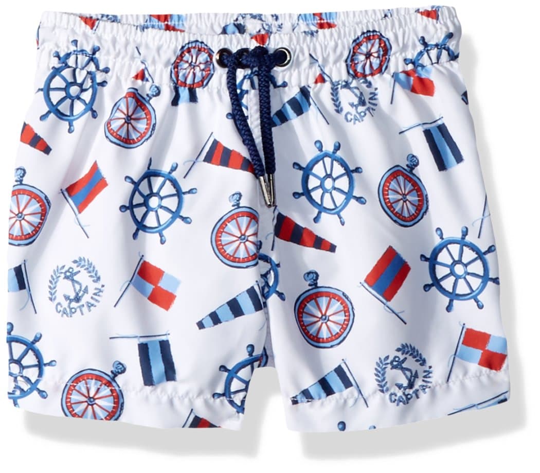 Sunuva Girls' Riviera Swimshorts, White