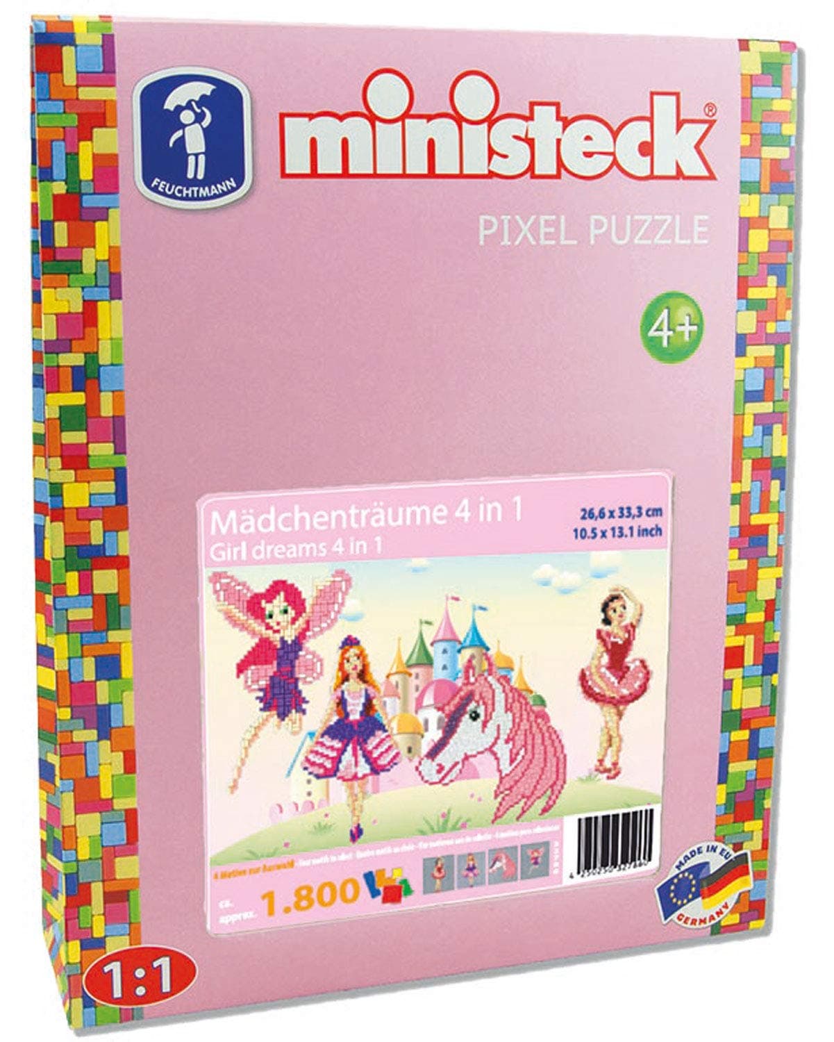 MinisteckMinisteck32786 4 in 1 Girl's Dreams Plug Picture (1800-Piece)