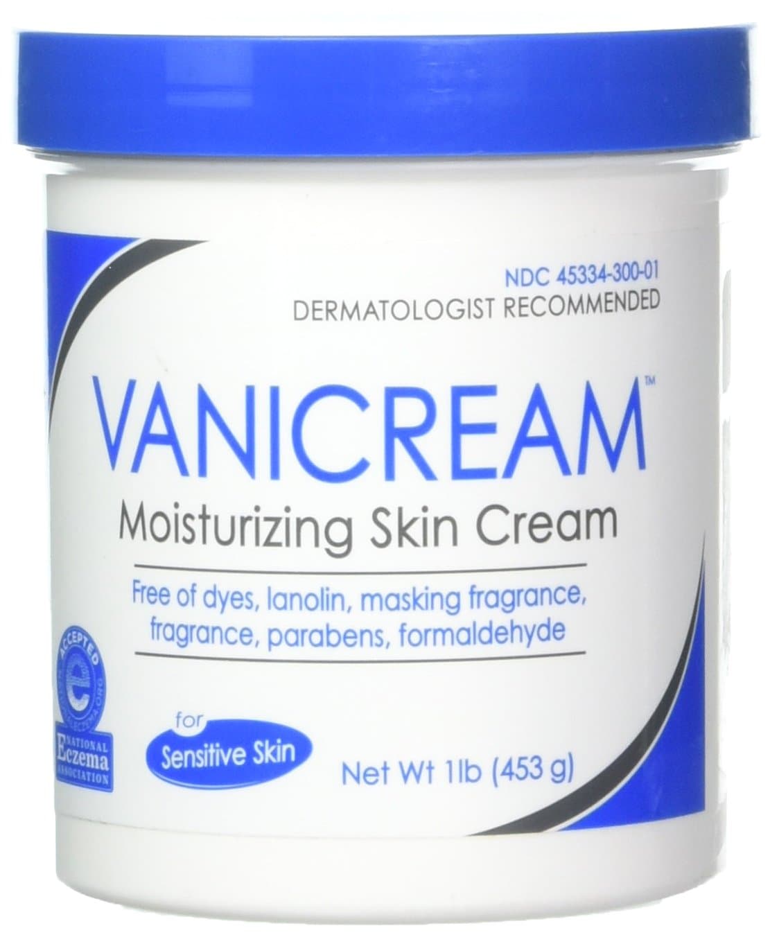 Mudra Pack of 1: Vanicream Moisturizing Skin Cream for Sensitive Skin 16 oz