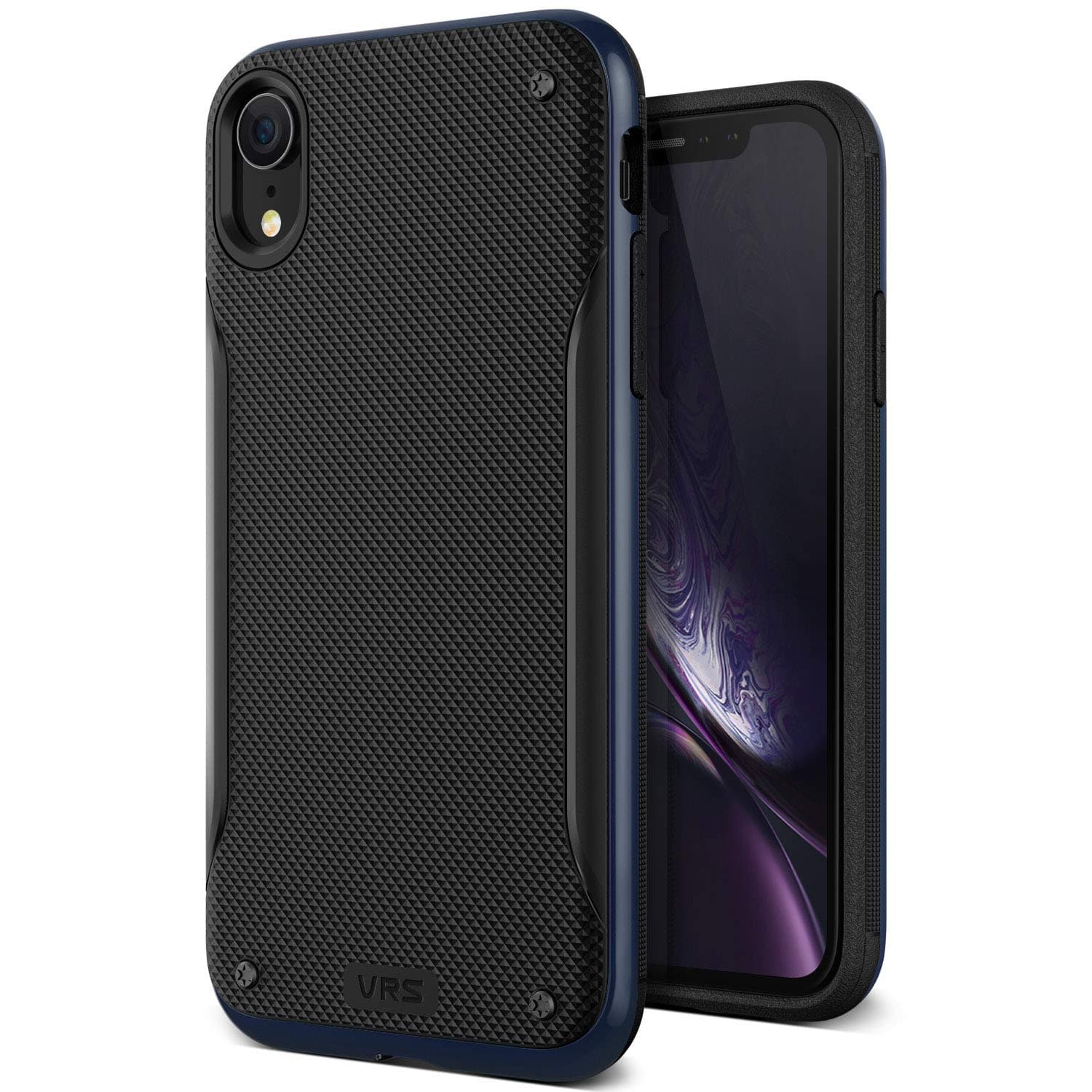 VRS Design iPhone XR High Pro Shield cover/case - Deep Sea Blue