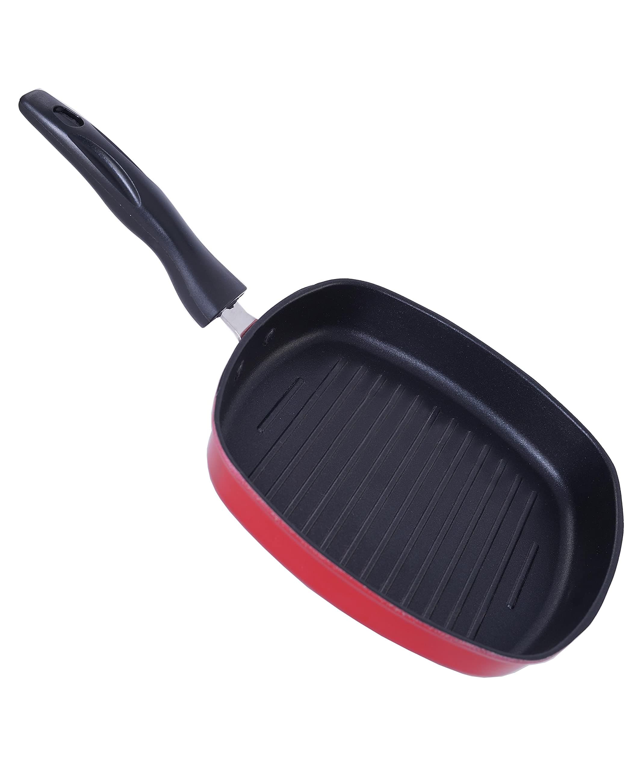 Nirlon Non-Stick Aluminium Grill Pan, Black