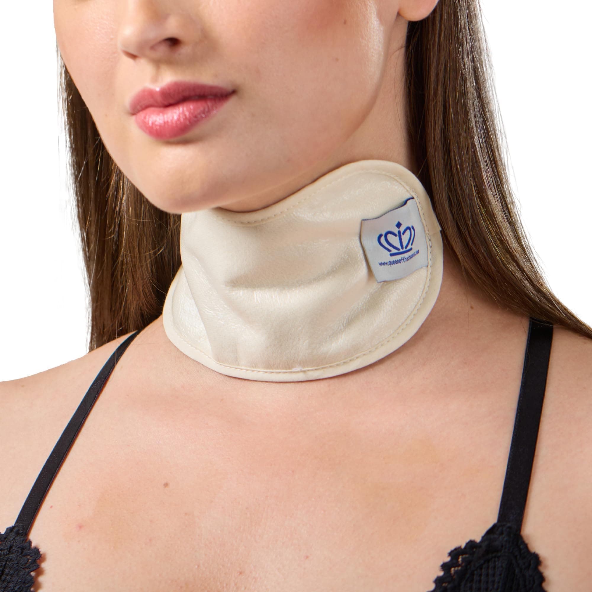 Castor Oil Pack for Thyroid by Queen of The Thrones - Less Mess, Reusable, Comfort Fit - Organic Cotton Flannel, Soft Ties & Naturopathic Doctor Designed (Castor Oil Sold Separately)