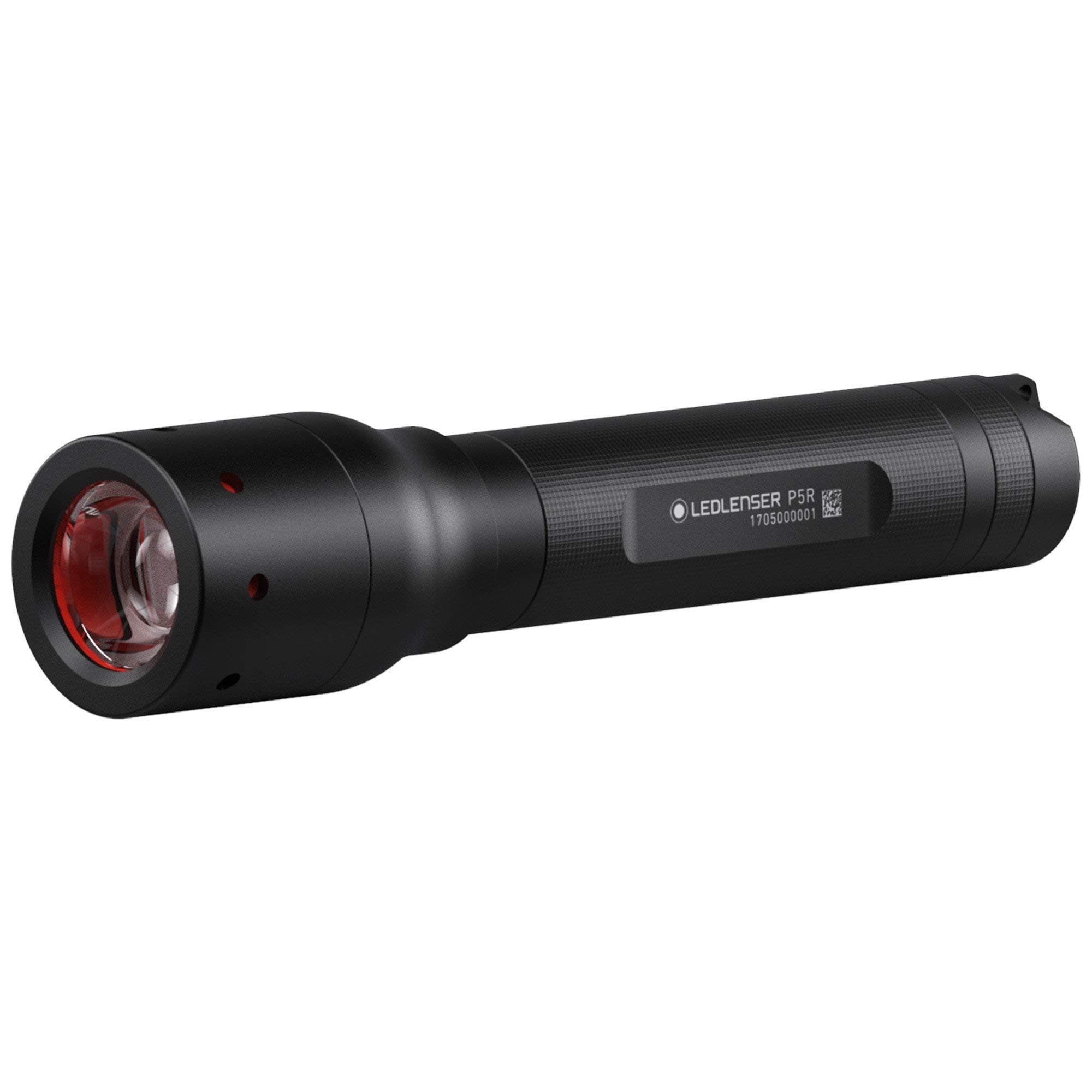 Ledlenser 500897 P5R Rechargeable Professional LED Torch, Black, 12.3 x 2.6 x 2.6 cm