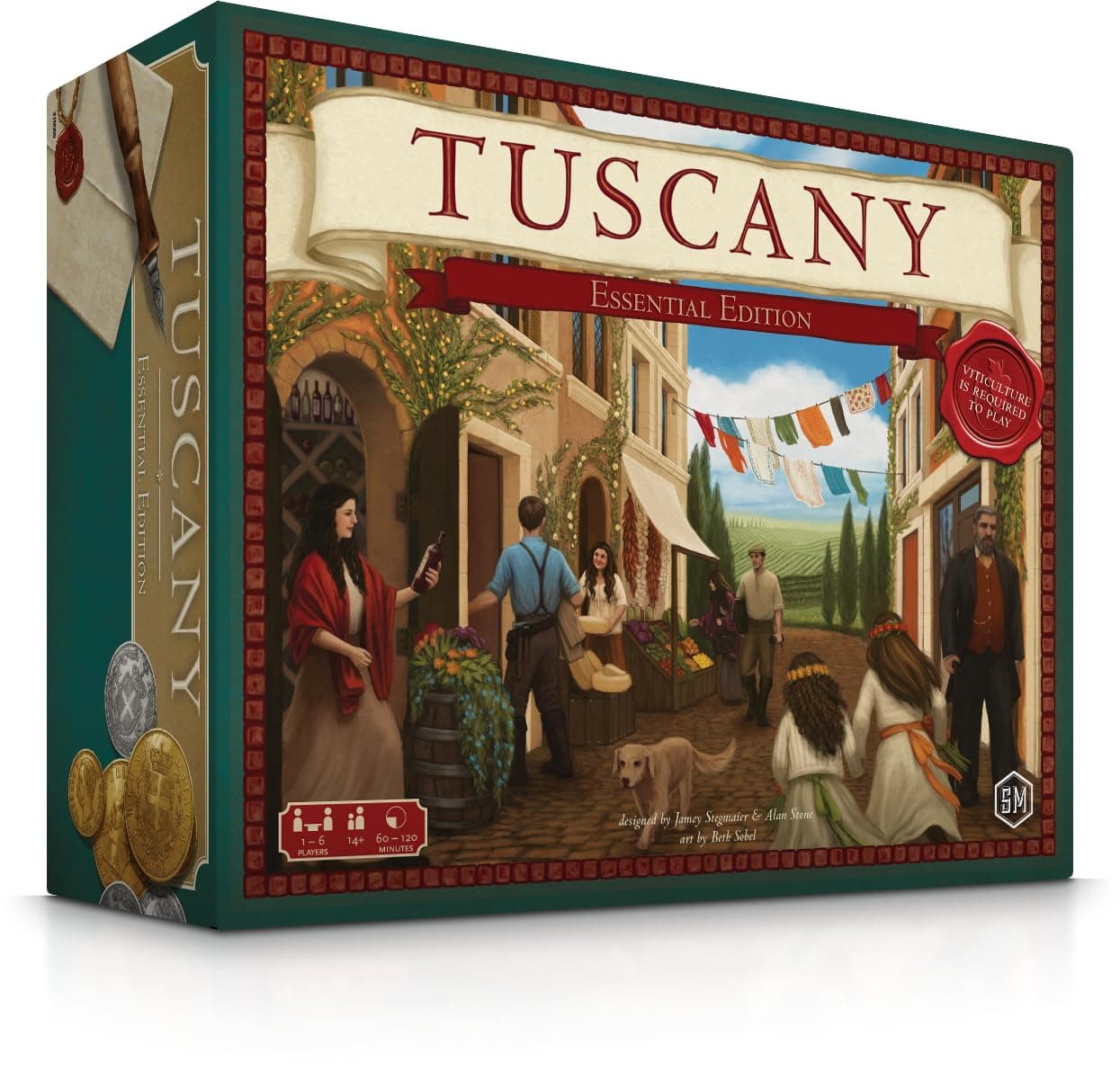 Stonemaier Games Youth Tuscany Essential Edition Board Game