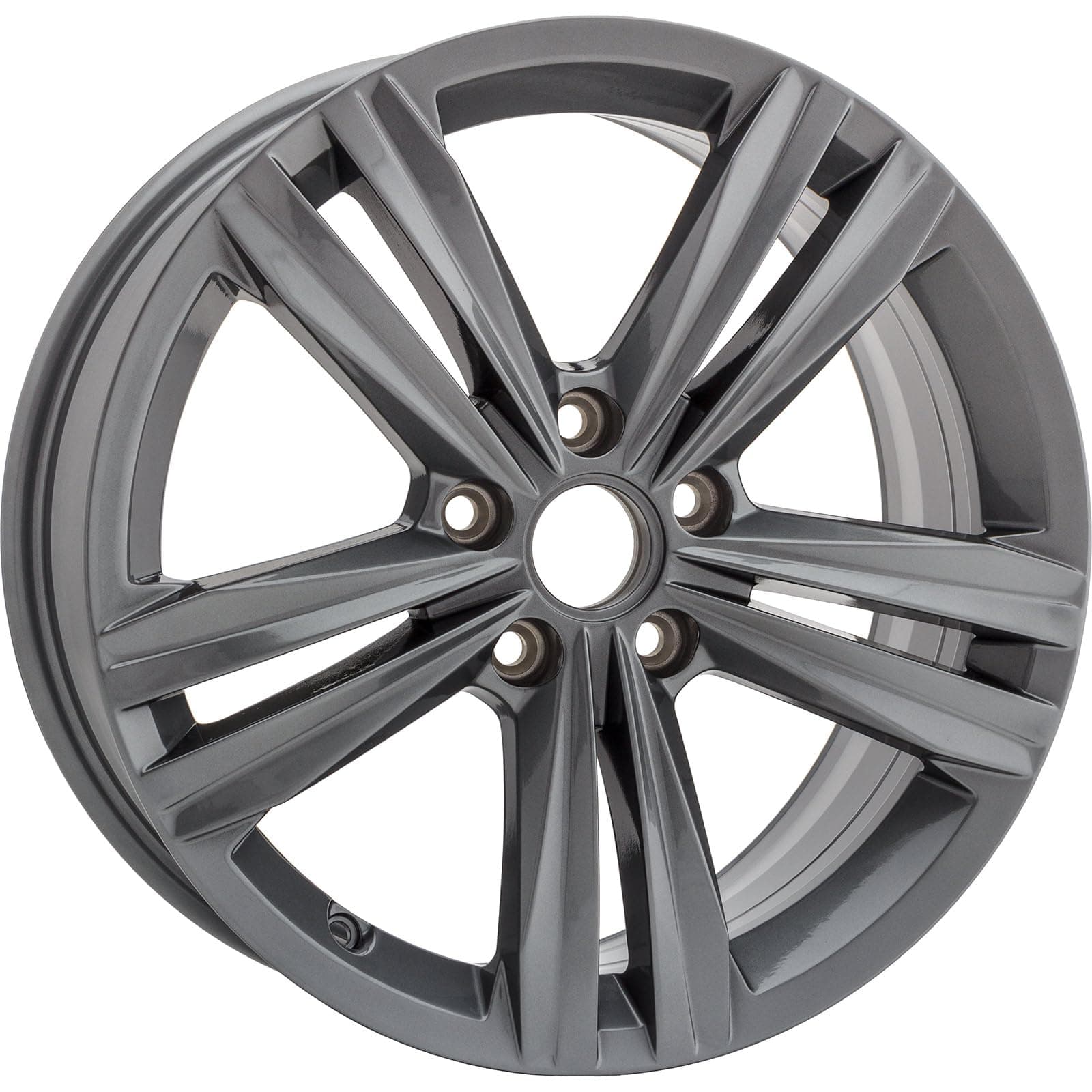 New 17x7" 17 Inch Premium Aluminum Alloy Wheel Rim for 2019 2020 2021 2022 VW Volkswagen Jetta | ALY70046U20N | Direct Fit - OE Stock Specs