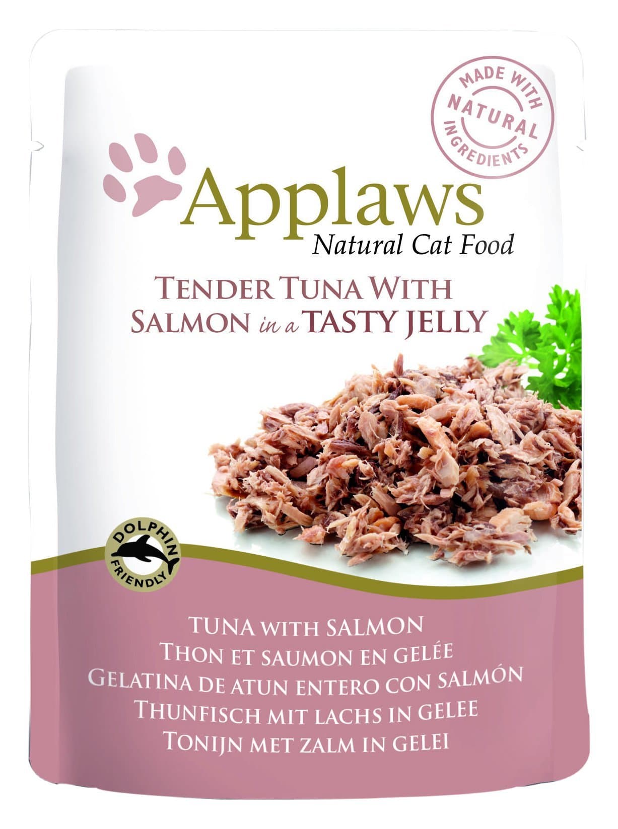 Cat Tender Tuna with Salmon in a Tasty Jelly Pouch, 16 x 70 g