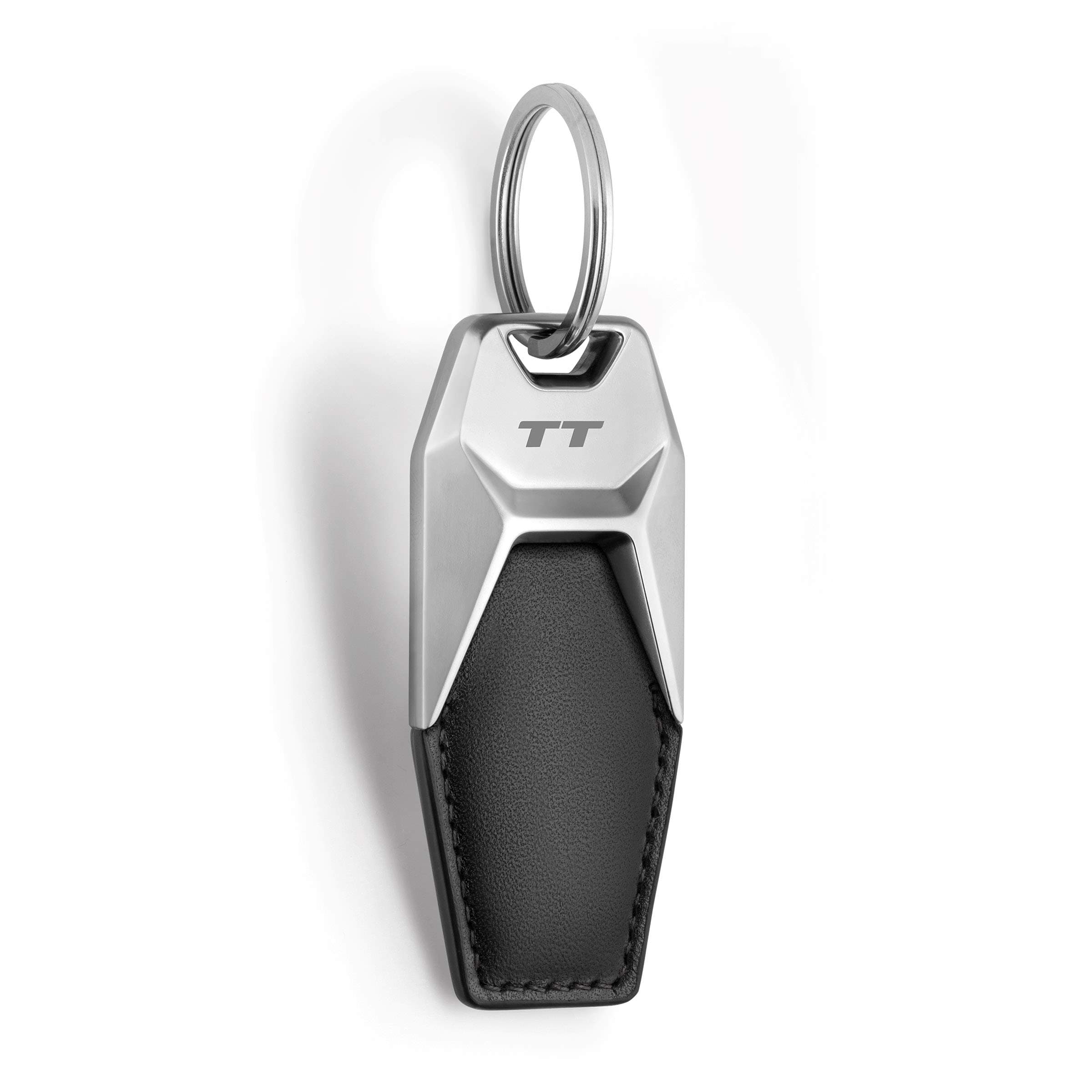 Audi Collection 3181900630 Audi TT Leather Keyring Black/Silver