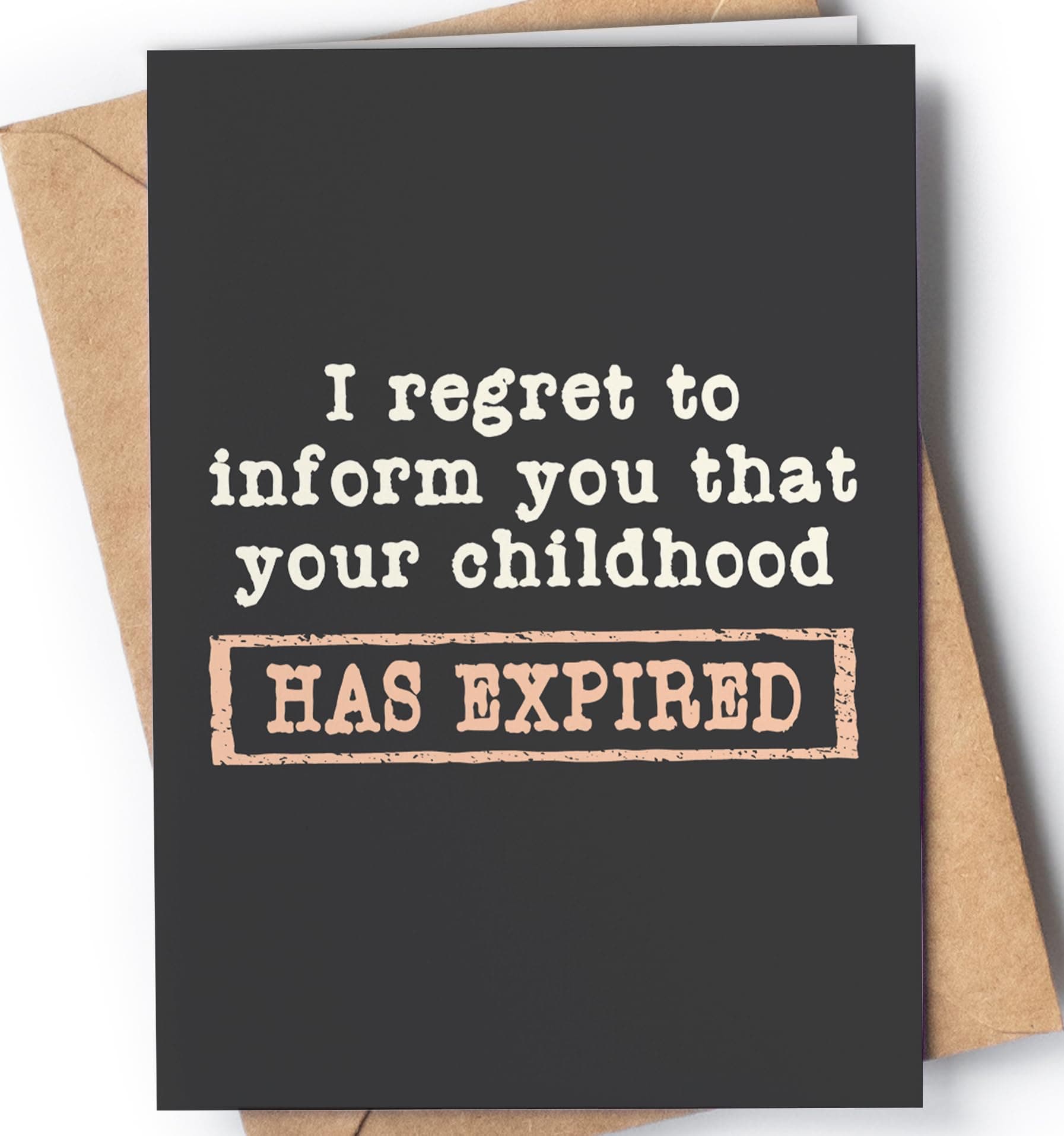 18th Birthday Card - Funny 18 Birthday Card for Girls or Boys - Happy Birthday Card for 18 Year Old Daughter, Son, Niece, Nephew, Sister or Friend - I Regret