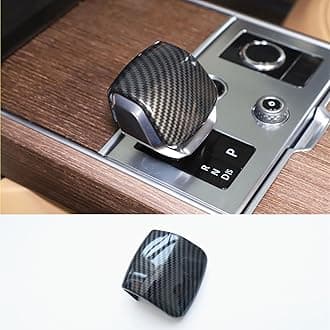 ZiWen New Interior Trim Center Gear Shift Knob Cover Accessories for Land Rover Discovery Range Rover Sport Velar 2022 2023 2024 2025 2026 (Carbon Fiber Print)