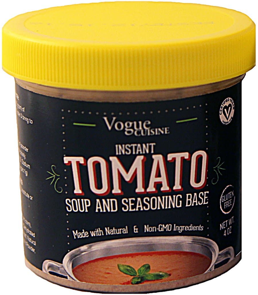 Vogue Cuisine Tomato Soup & Seasoning Base 4oz - Reduced Sodium & Gluten Free