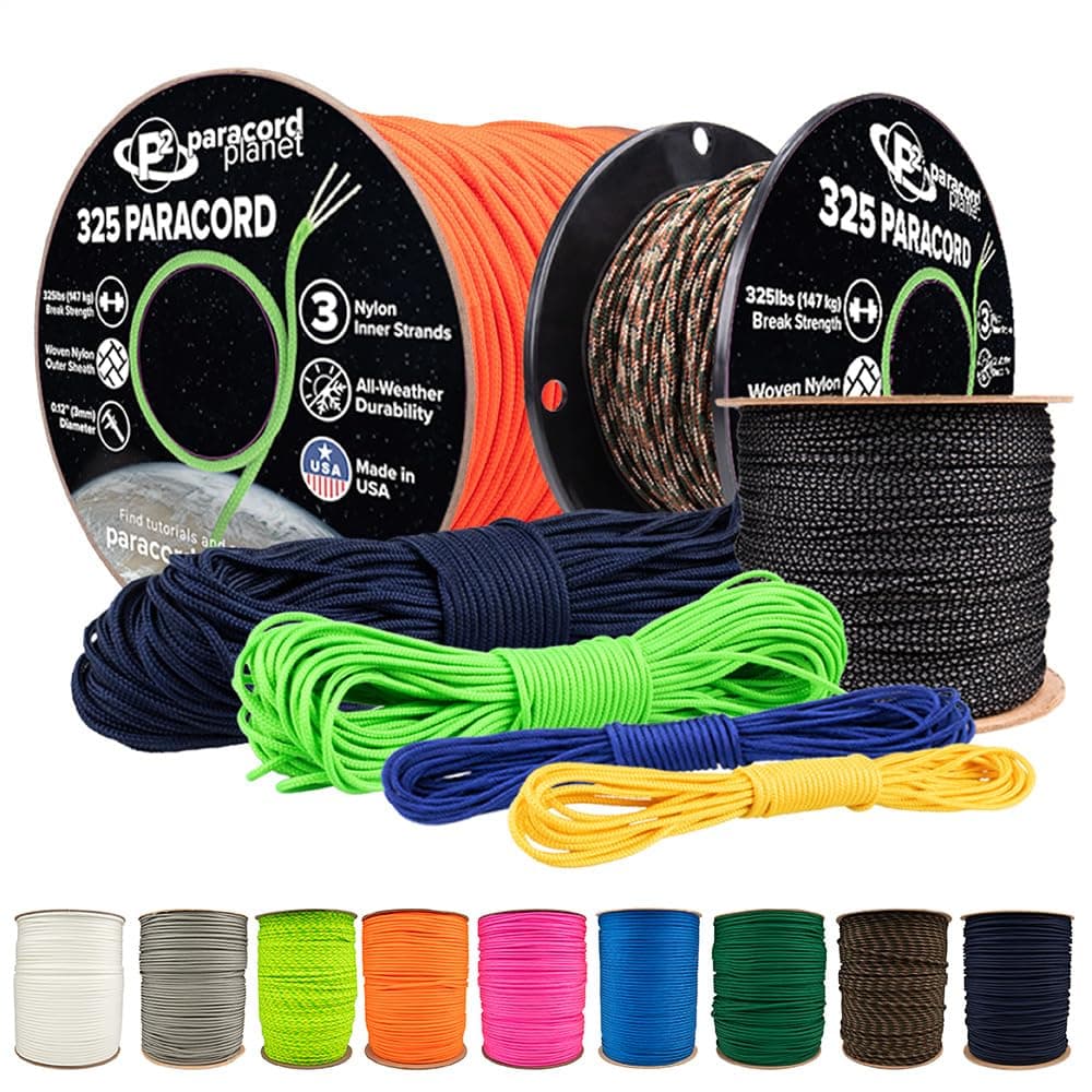 PARACORD PLANET 348 3-Strand Commercial Grade Paracord