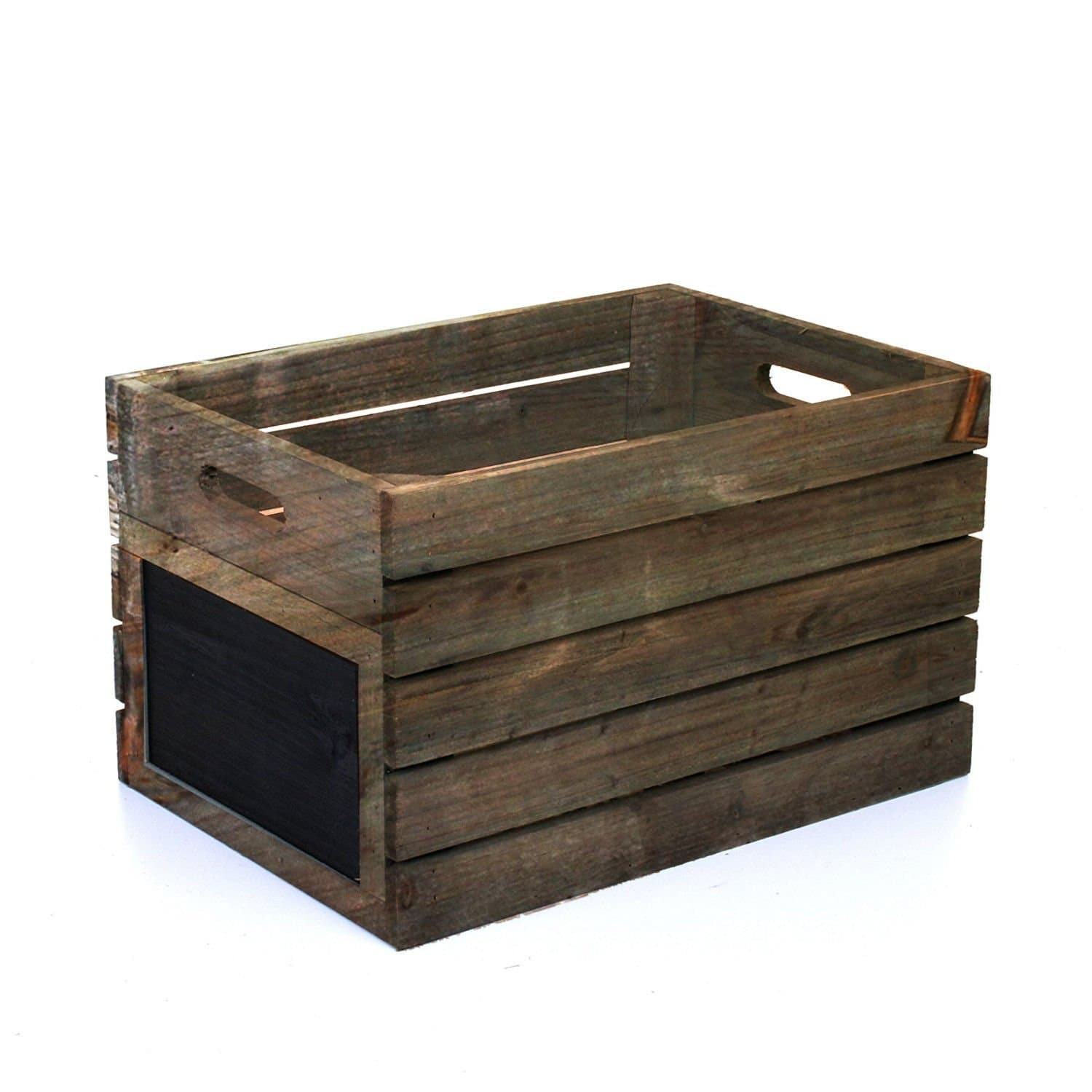 Personalised Rustic Wedding Day Wooden Crate Bells Design, Engraved Gift (Medium, Brown)