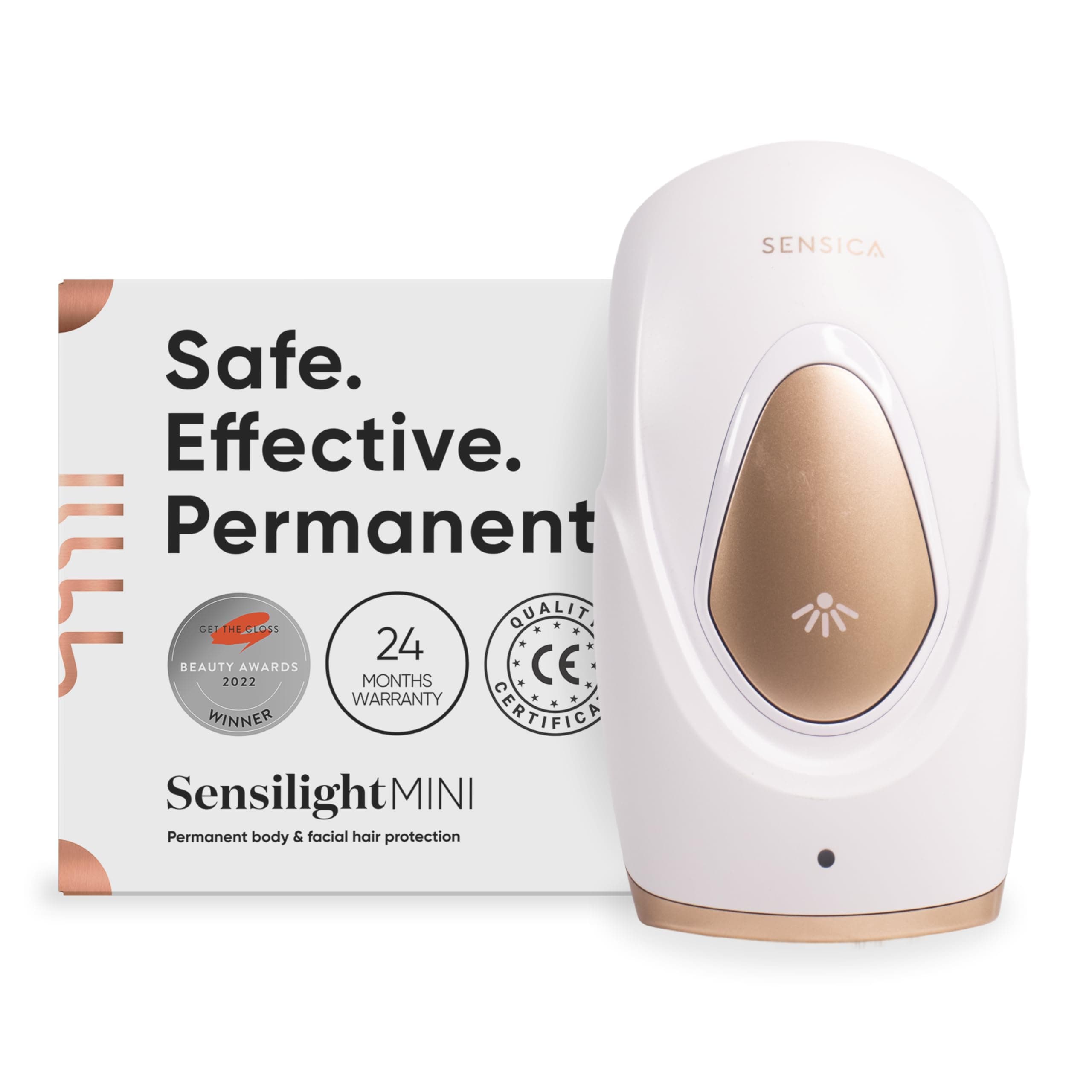 Sensilight Mini' IPL Laser Hair Removal Device | Award Winning Laser Hair Remover for Fast, Permanent Results | Professional Salon Smooth Skin at Home | Body, Legs, Armpits, Bikini, Face