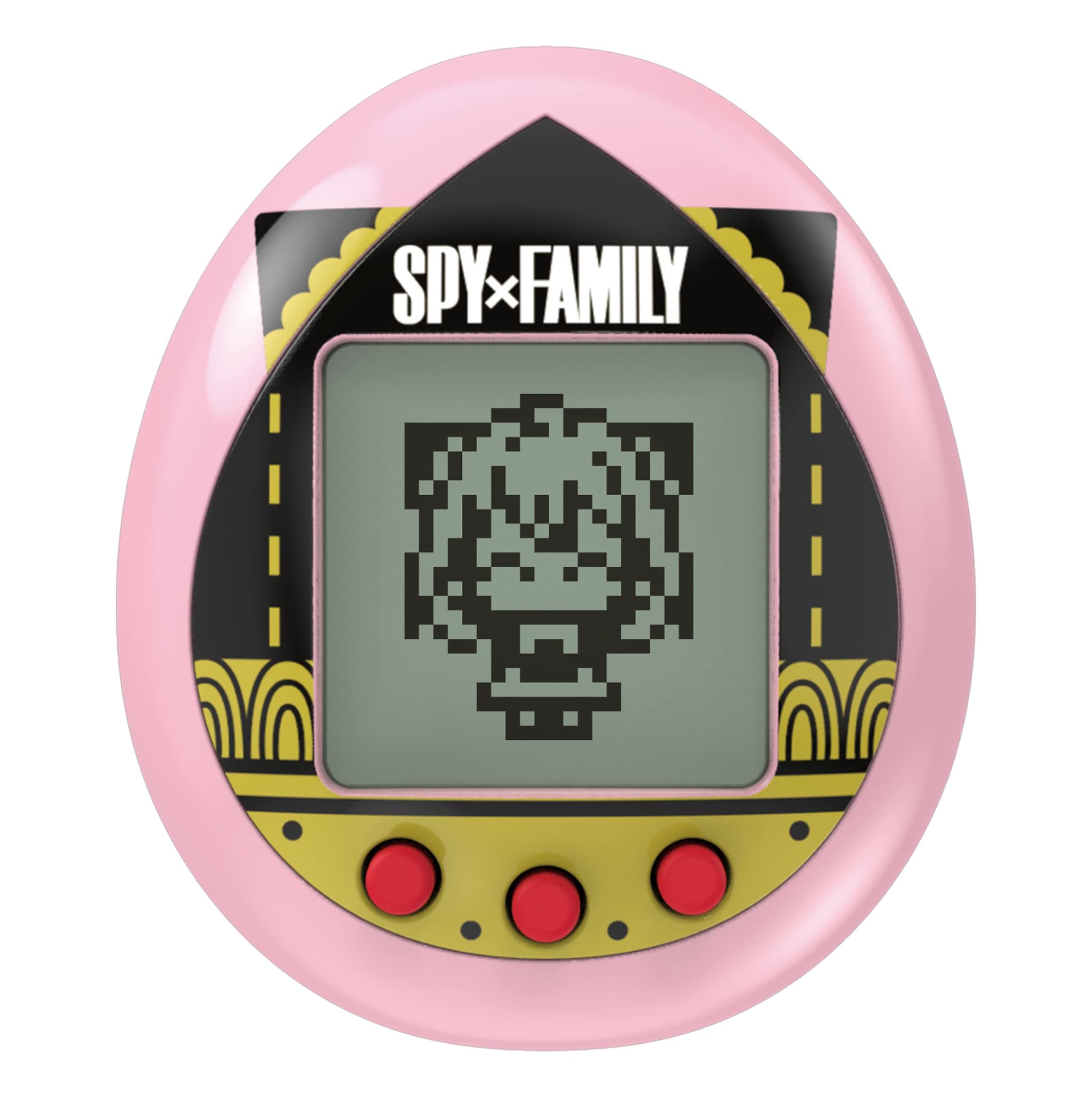 Bandai Spy X Family Pink| Raise Anya With The 4cm Virtual Pet Based On The Spy X Family Manga And Anime Handheld Games Are Fun Boys And Girls Toys And Anime Gifts