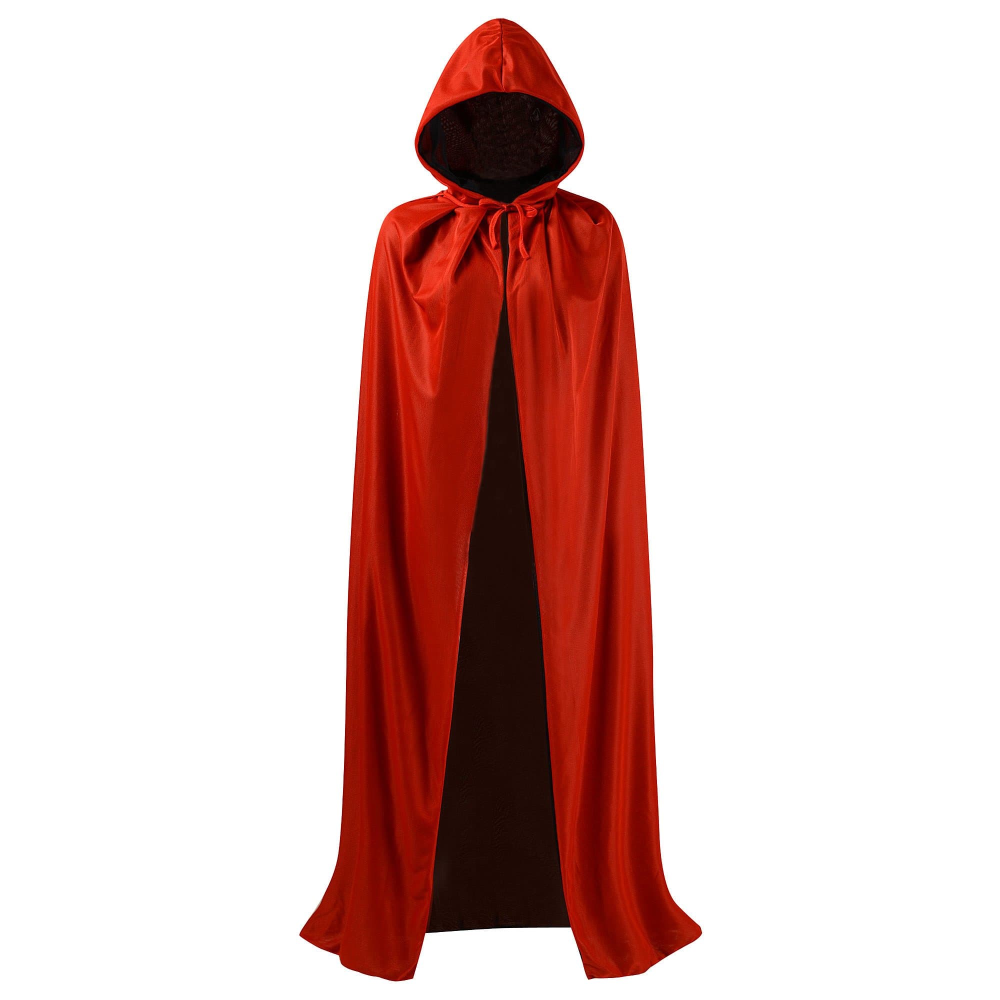 Makroyl Christmas Halloween Witch Party Red Black Reversible Hooded Vampires Easter Capes Cloak