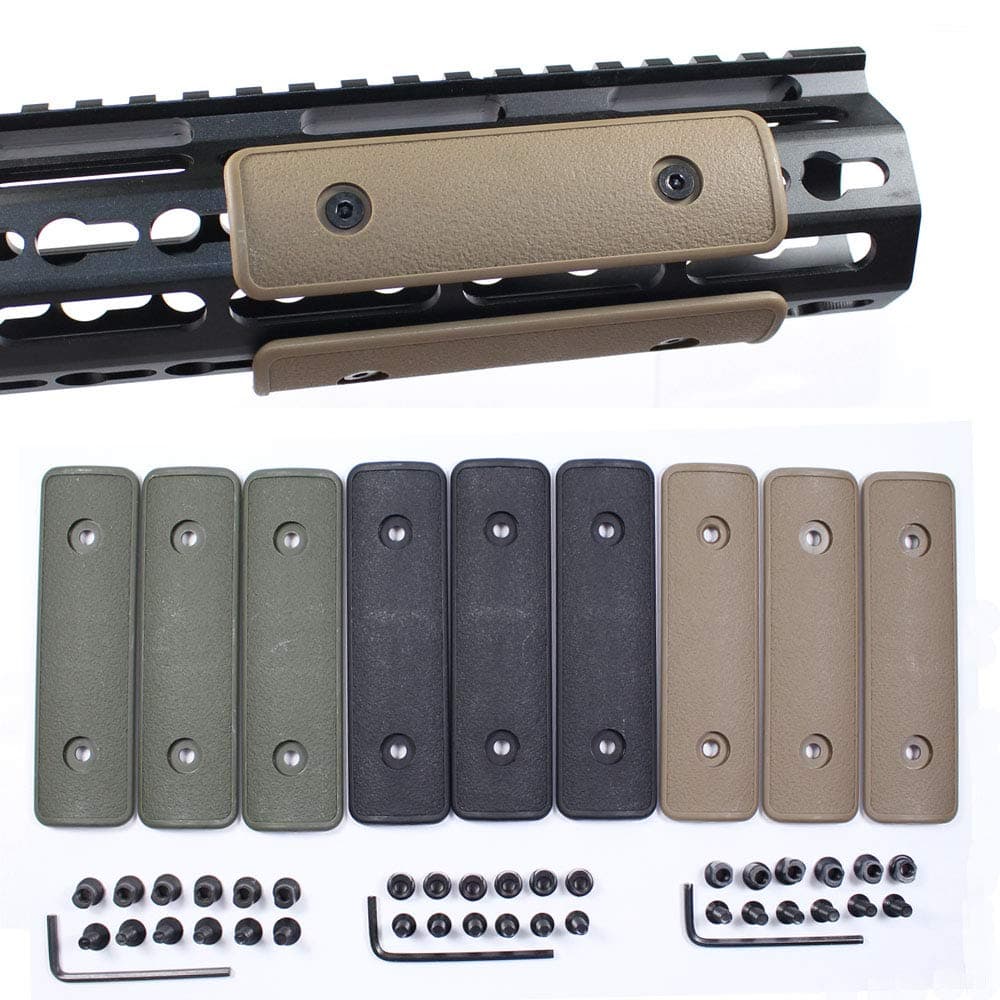 4" Keymod Rail Panel Section Handguard Cover Keymod Panels Grip Tactical Hunting Gun Accessory (3 Colors Optional)