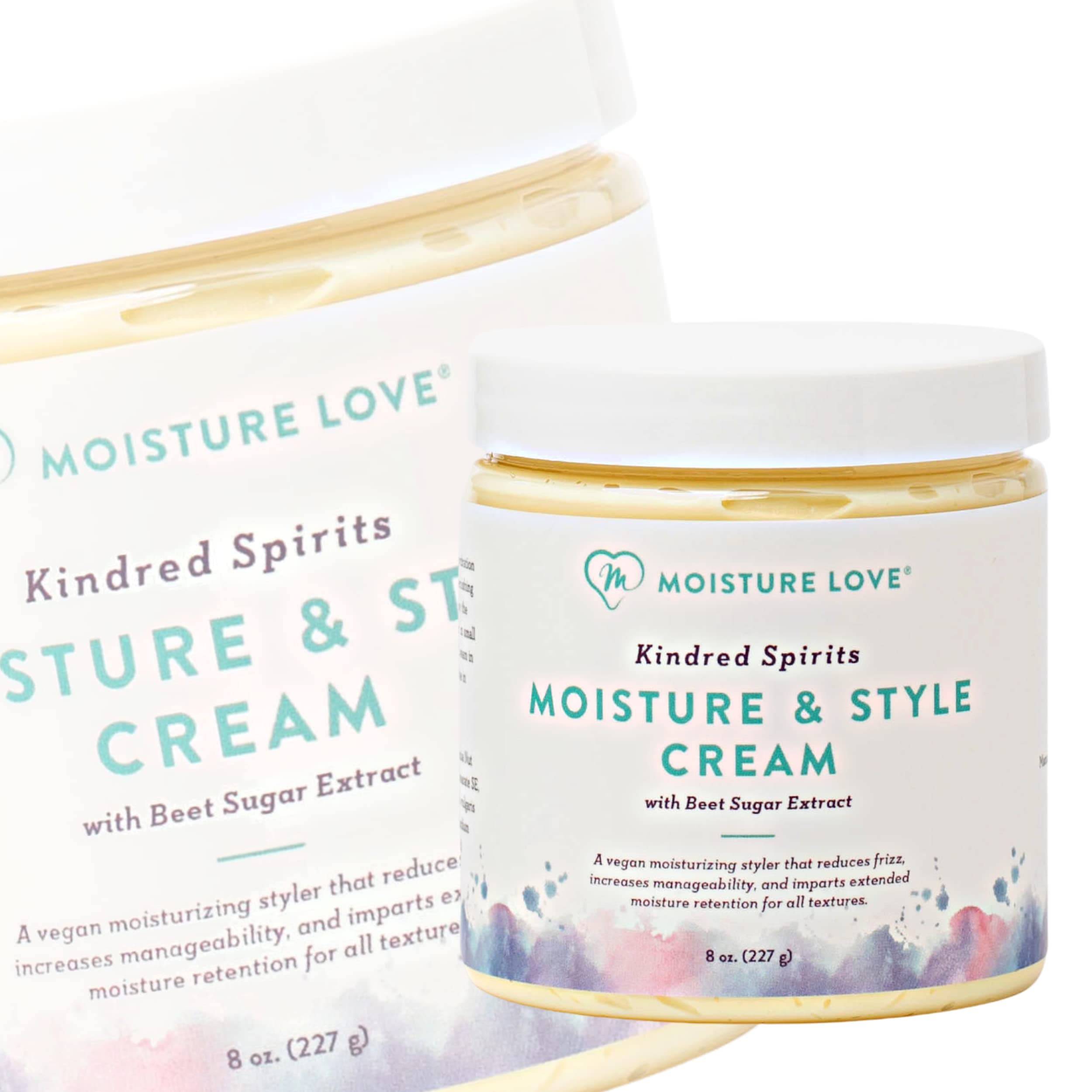 Moisture & Style Cream for Curly Hair. Natural Hair Definer and Enhancer Curling Cream Product. Moisturizer, Reduce Frizz & Increases Hair Manageability with Shea Butter Travel Size 8oz.