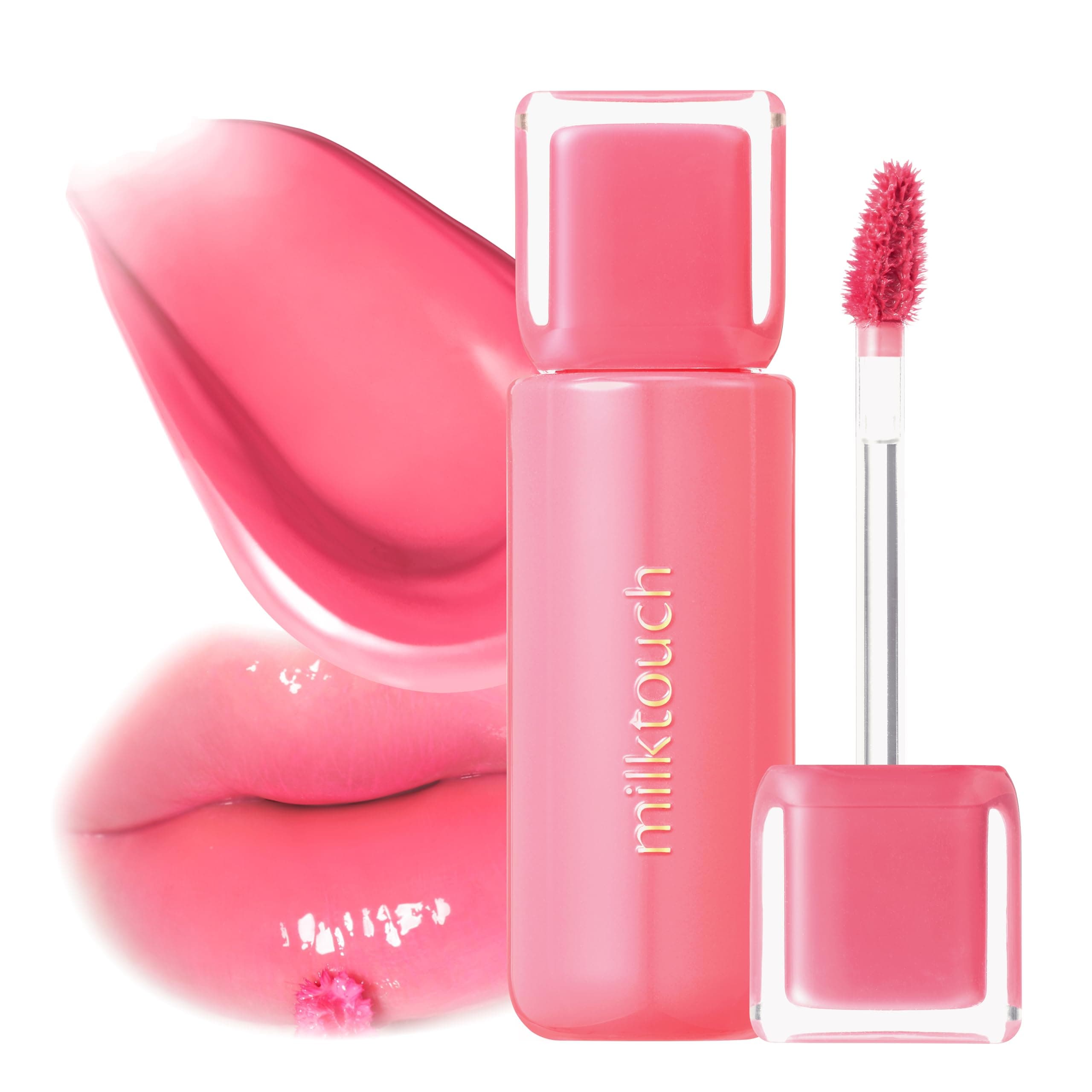 Jelly Lip Glow Tint - Hydrating Lip Gloss with Long-Lasting Moisture, Lip Stain, Lightweight, Radiant Shine, Perfect for Daily Use | Stocking Stuffers for Women (03 Cool Time Berry)