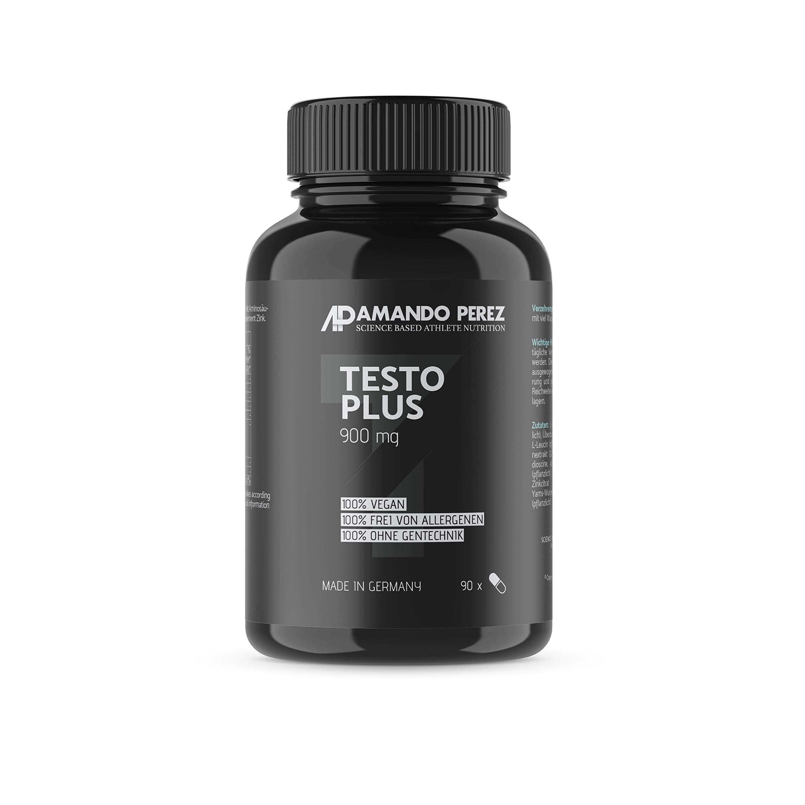 Testeron Depot 900 mg – 90% Tribuloid – Protodioscin and Saponin – 90 Capsules, BCAA Plus Glutamine