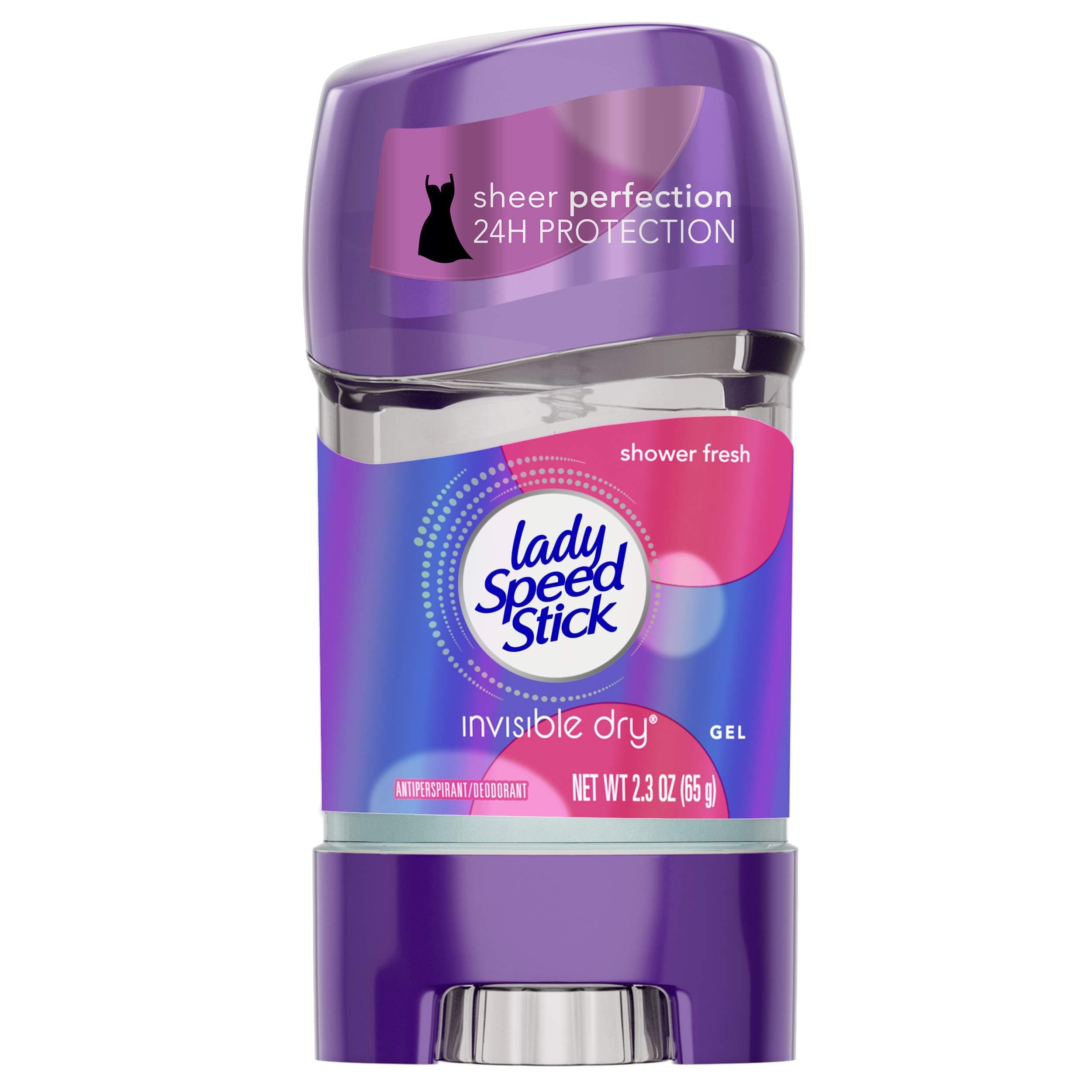 Lady Speed Stick Antiperspirant Deodorant Gel For Women, Invisible Shower Fresh, 65 Gm