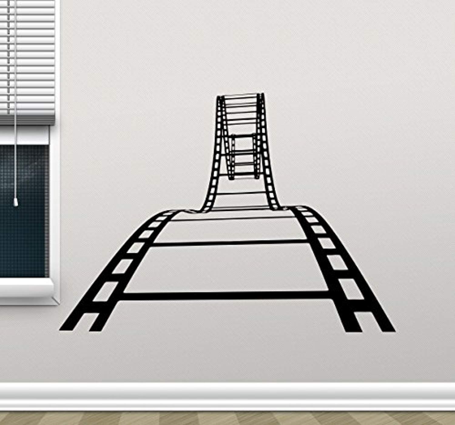Film Strip Wall Decal Film Reel Vinyl Sticker Home Cinema Theater Decor Wall Art Design Camera Action Movie Bedroom Wall Decor Mural 246RT