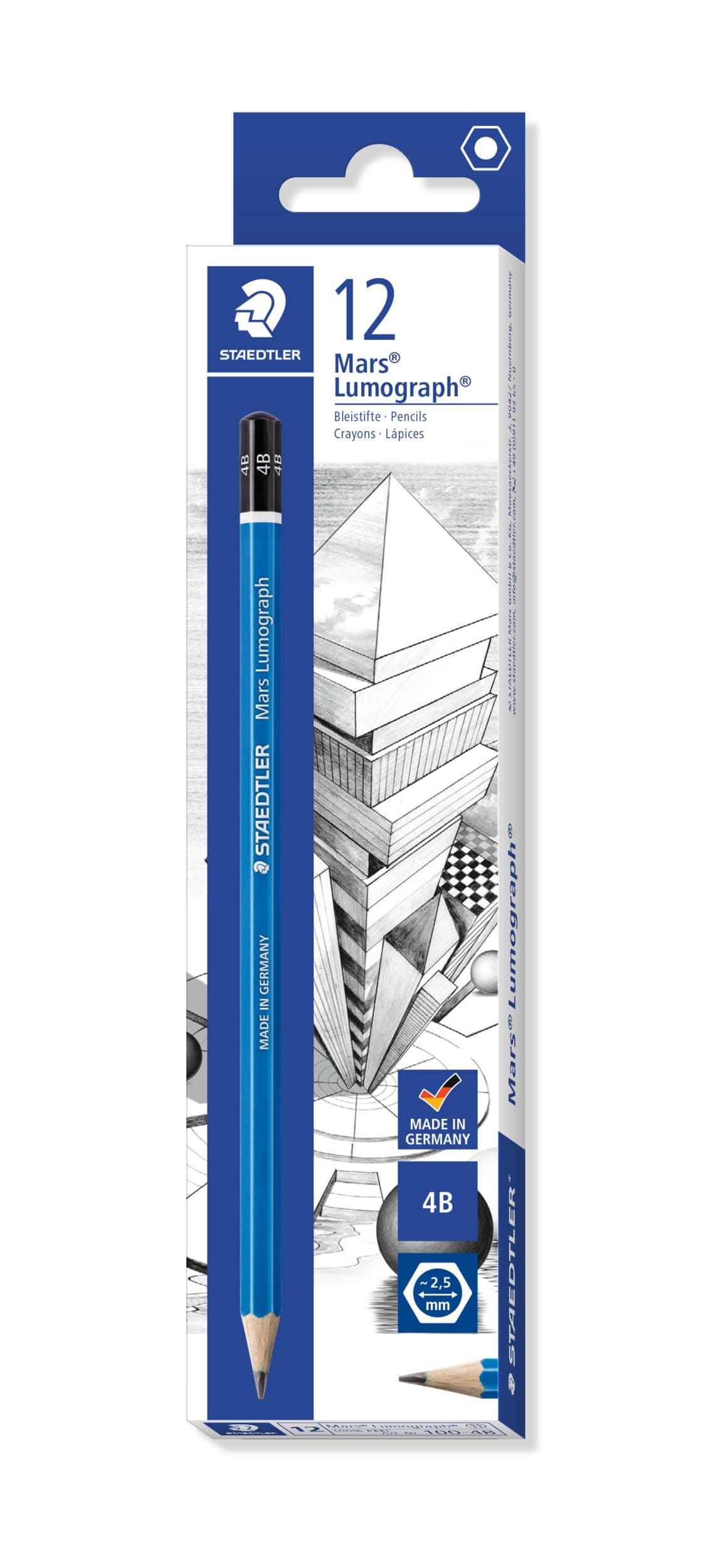 Staedtler 100-4B 4B graphite pencil