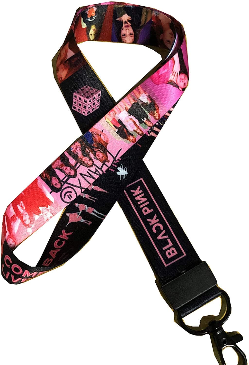Anime Source Kpop Blackpink Lanyard Keychain Neck Strap Music Pop Korean