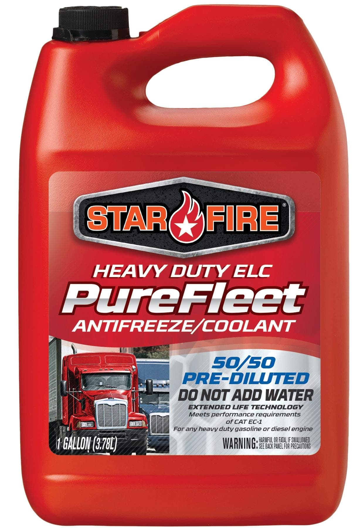 Star Fire Premium Lubricants Purefleet Heavy Duty ELC 50/50 Antifreeze 6/1GAL