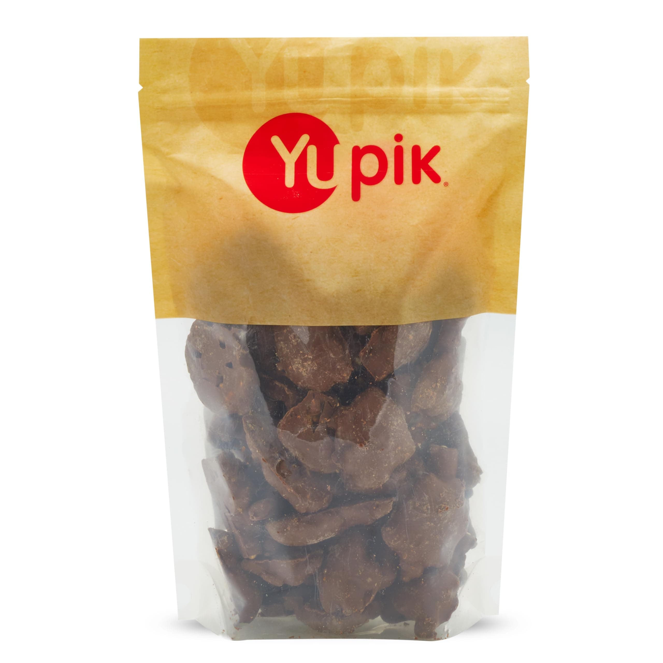 Yupik Caramel Peanut Clusters, 2.2 lb (35.2 oz), Roasted Peanuts & Caramel Coated in Milk Chocolate, Smooth & Crunchy, Sweet Snacks, Chocolate Candy, Ideal for Baking & Topping