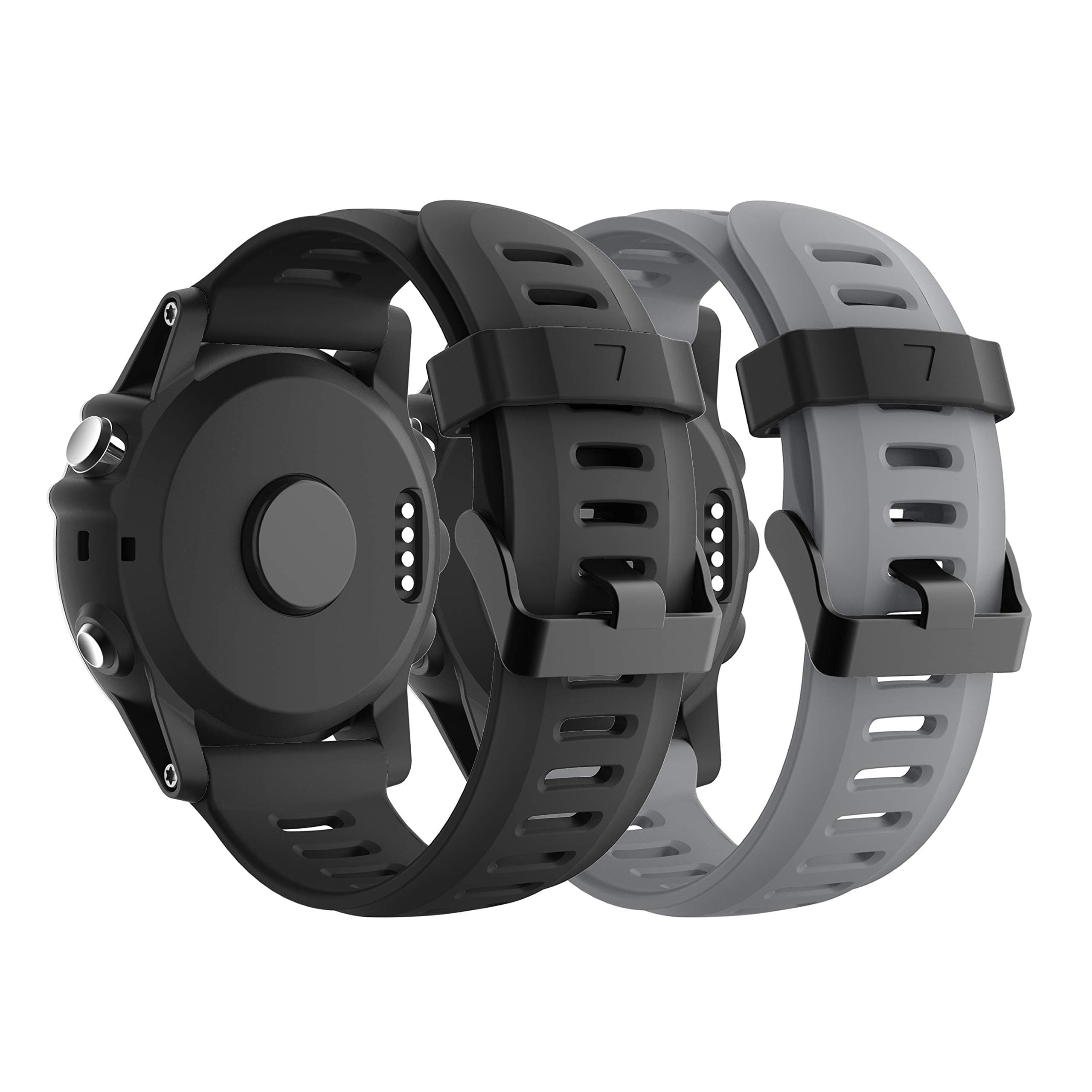 CSVK Compatible with Fenix 3 Fenix 5X Fenix 6X Watch Band, Soft Silicone Replacement Watch Accessory Strap for Fenix 3 Fenix 3 HR Fenix 5X Fenix 5X Plus Fenix 6X Fenix 6X Pro Descent Mk1 Smart Watch