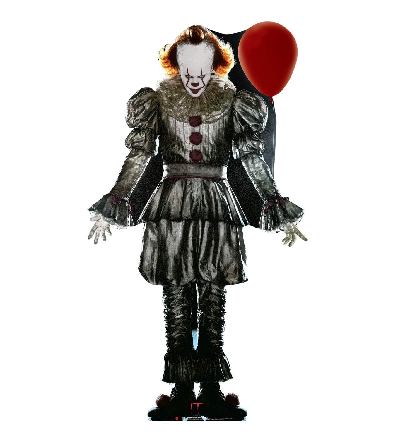 Cardboard People Pennywise with Balloon Life Size Cardboard Cutout Standup - IT Chapter 2 (2019 Film)