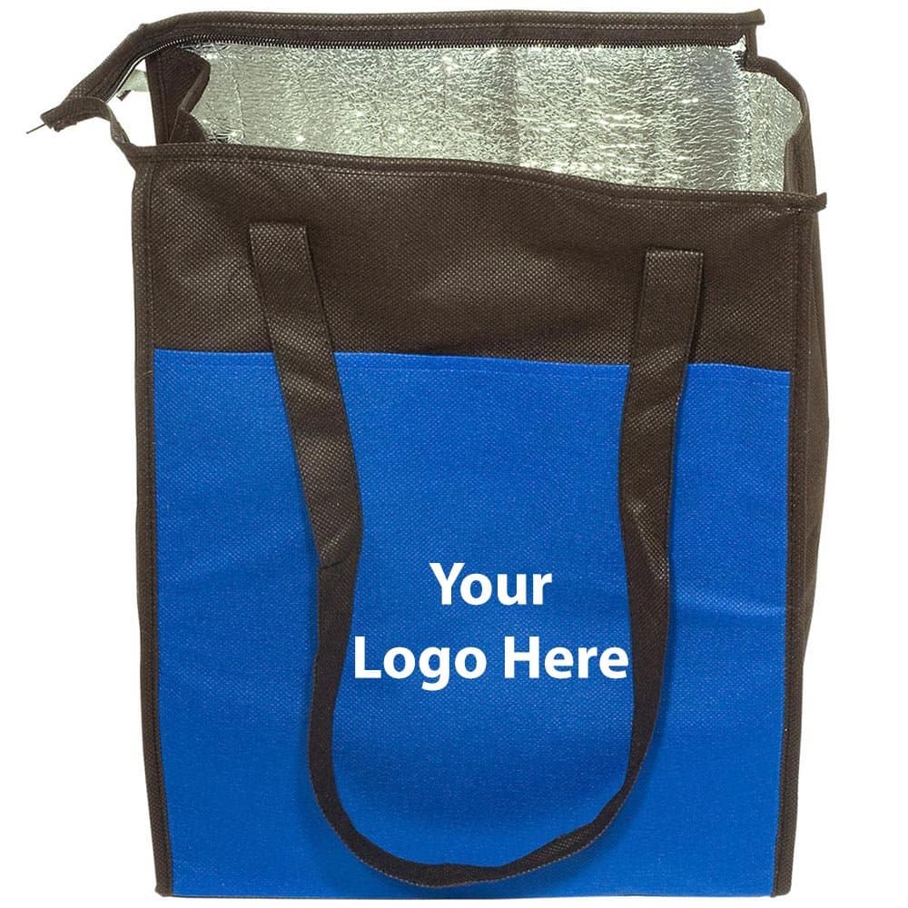 Insulated Grocery Tote - 50 Quantity - $4.60 Each - Promotional Product/Bulk with Your Logo/Customized
