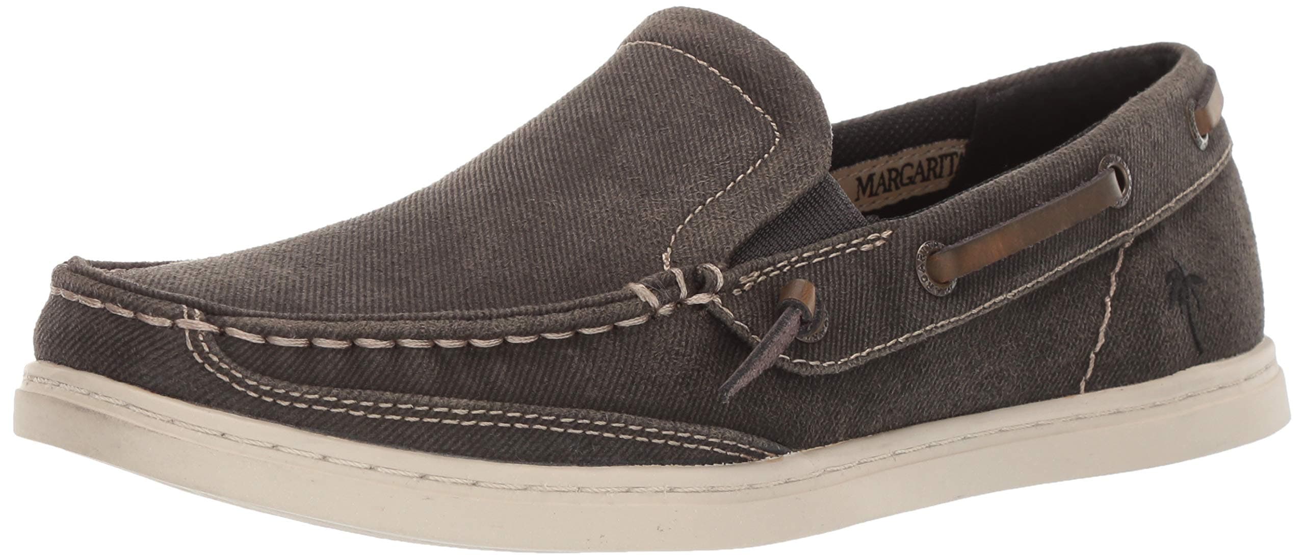 Margaritaville Dock Chambray Slip On Canvas Boat Shoe mens Boat Shoe