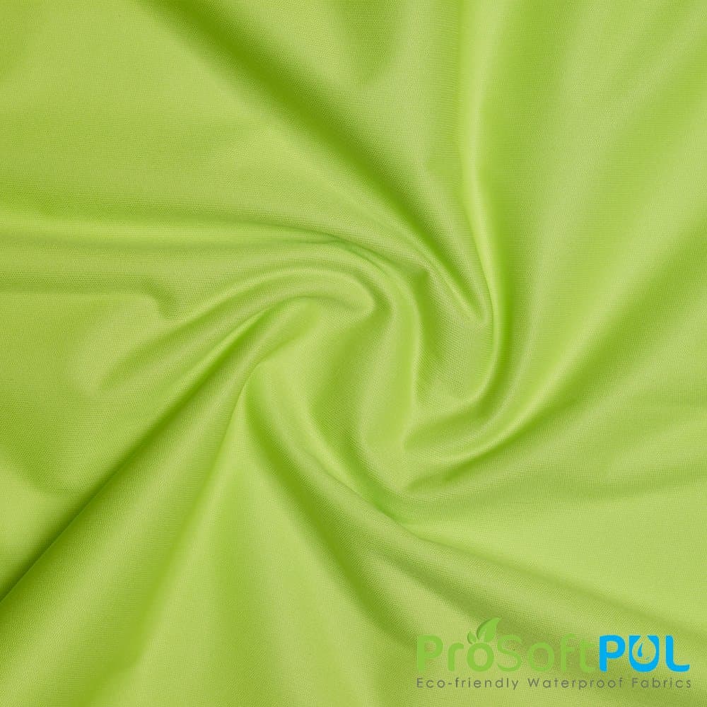ProSoft Waterproof 2 mil PUL Fabric (Made in USA, Green Apple, sold by the yard)