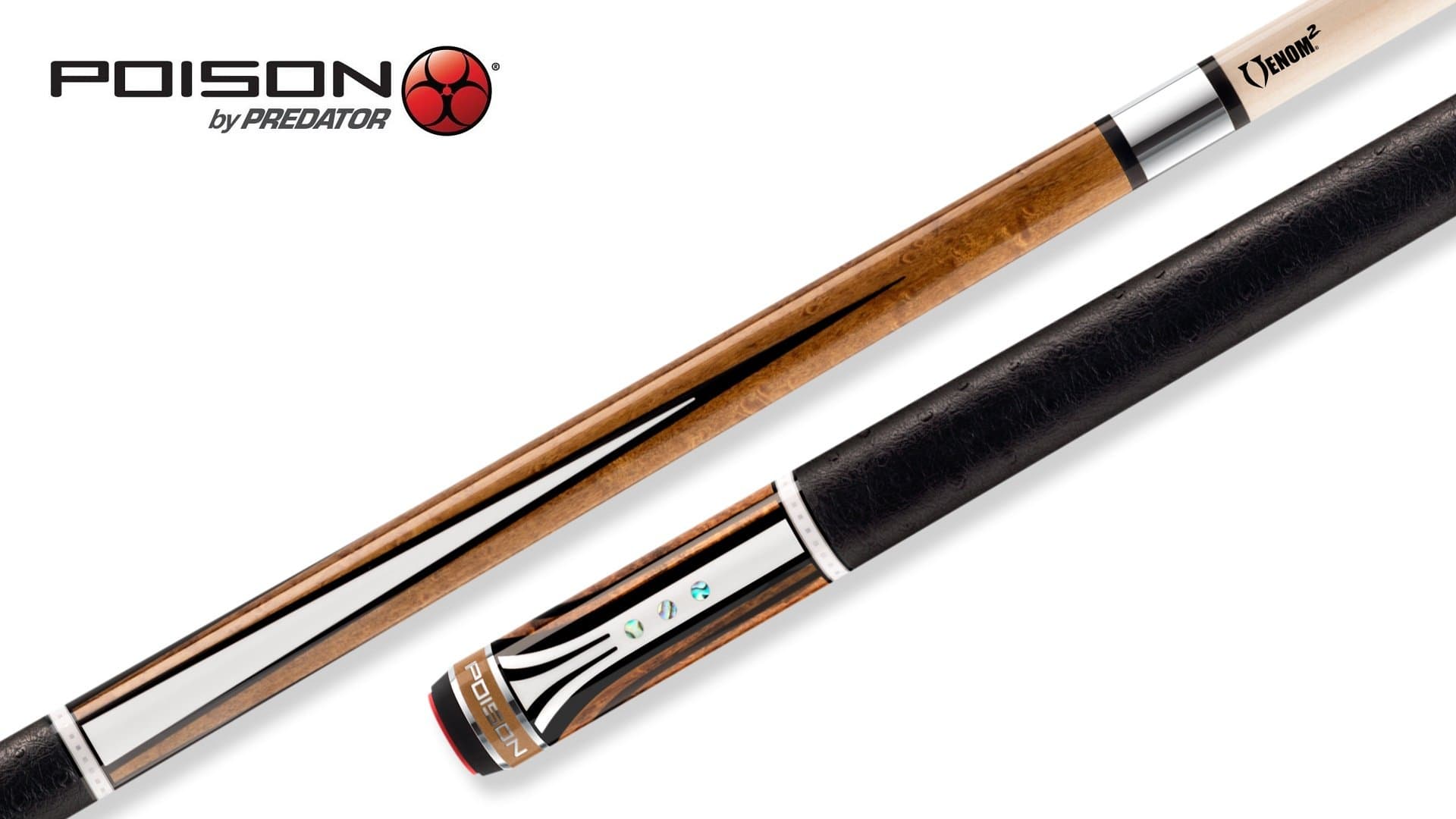 Poison Arsenic³-5 Pool Cue with Venom² Low-Deflection Shaft