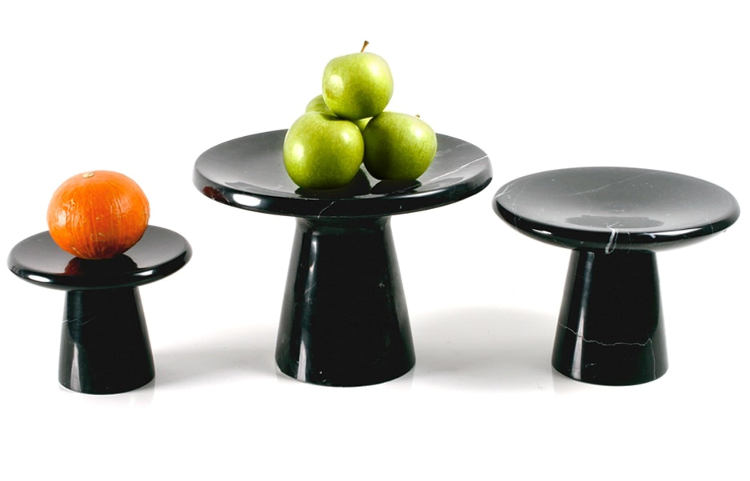 Yuchengstone Black Marble Cake Stand
