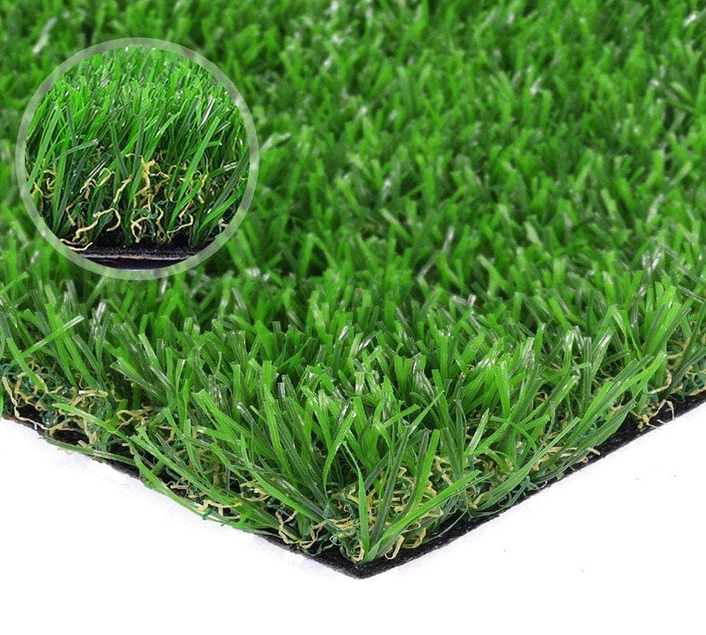 Artificial Grass for Dogs Synthetic Turf Rug Indoor Outdoor Landscape Pet Area 16inx24in, 16 in x 24 in, Dark Green