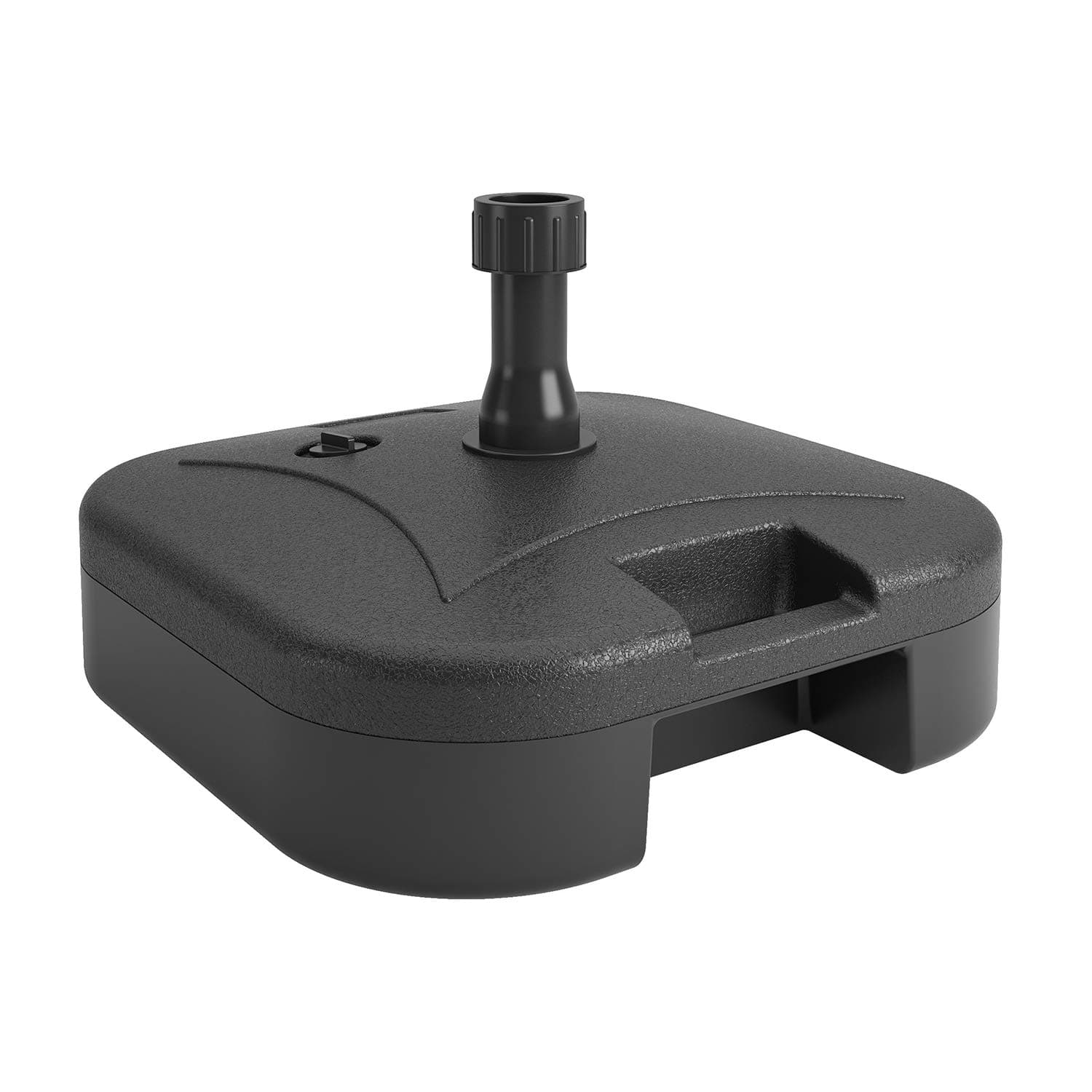 Nova Outdoor Living Umbrella Stand Nova-22 Litre Sand & Water Filled Parasol Base-22kg Plastic Outdoor Garden Patio, Black, 22kg