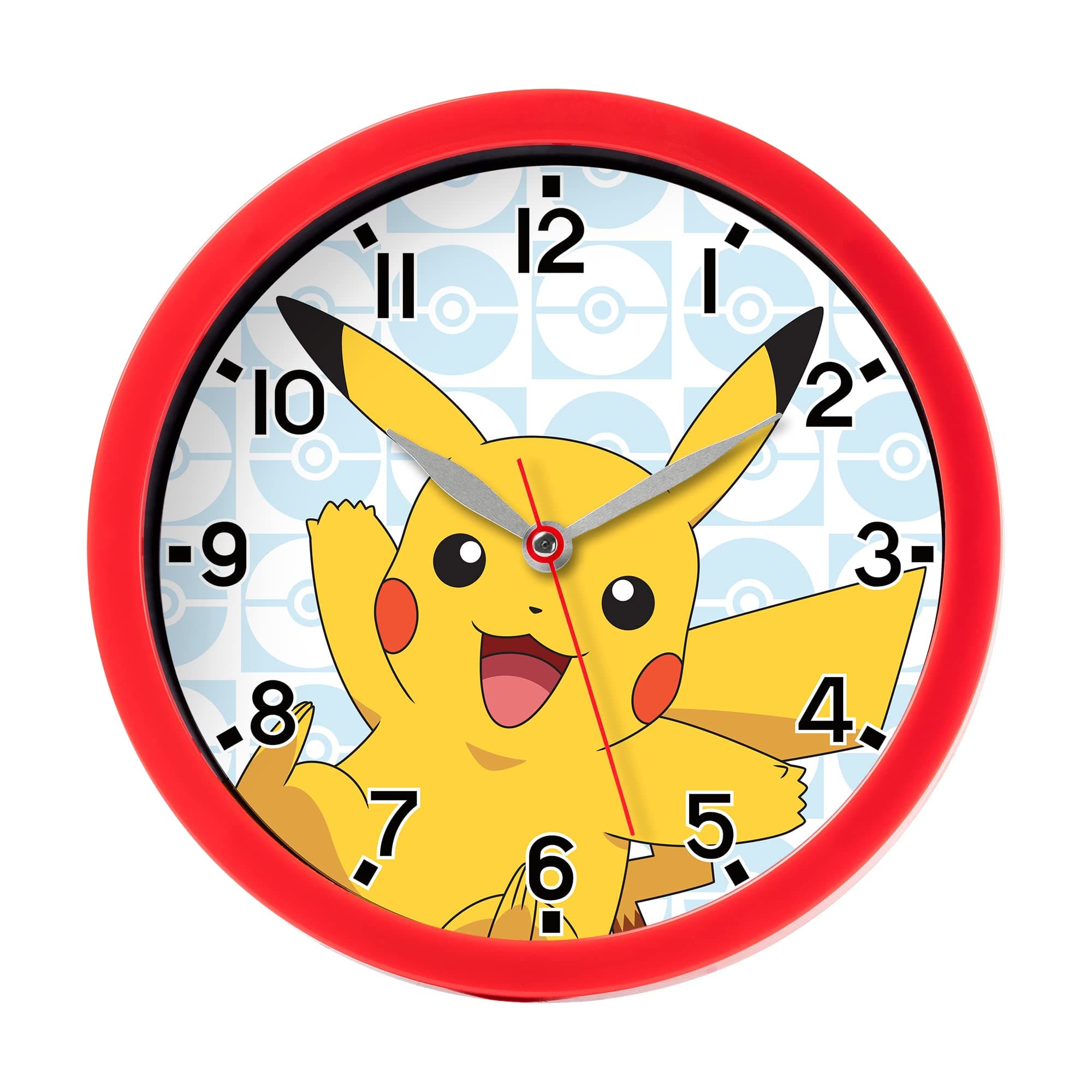 Pokémon Pikachu Red Wall Clock POK3159