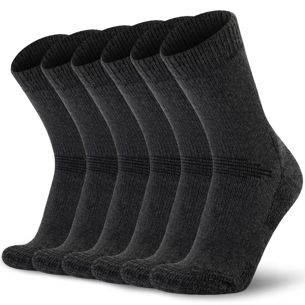 Mens Merino Wool Hiking Cushioning Socks For Outdoor Wool-Socks-For-Mens 3 Pack
