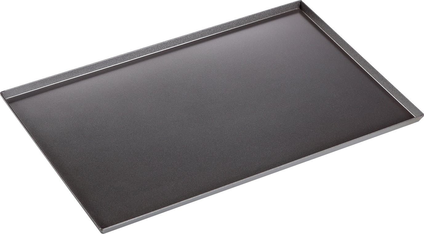Standard flat tray, Commercial Combi Oven accessory, Non stick and hard anodizing, Aluminium, 1/1GN size
