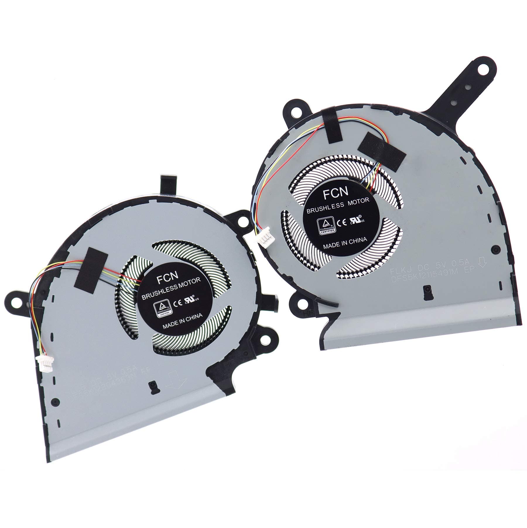 Deal4GO CPU GPU Graphics Cooling Fan (5V) Replacement for ASUS G531GV G531GU G731G G731GU G731GV G531GV-DB76 GL531GU-WB53 G731GV-DB74