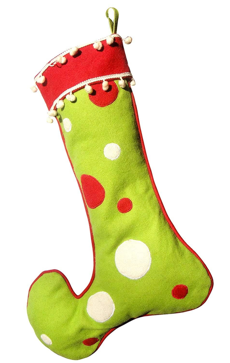 Miyanbazaz Textiles Christmas Tree Skirt 48 Inch Xmas Decoration and Stocking for Gifts (Green-B07L9V8X91)