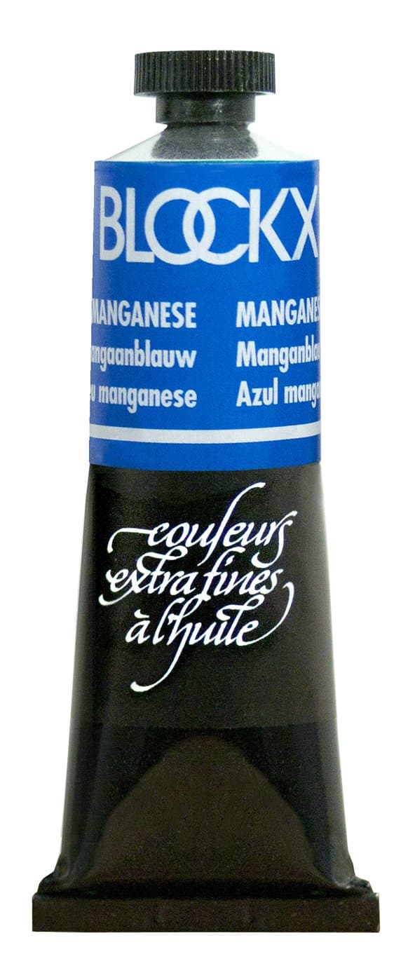 Blockx Manganese Blue Oil Paint, 35ml Tube