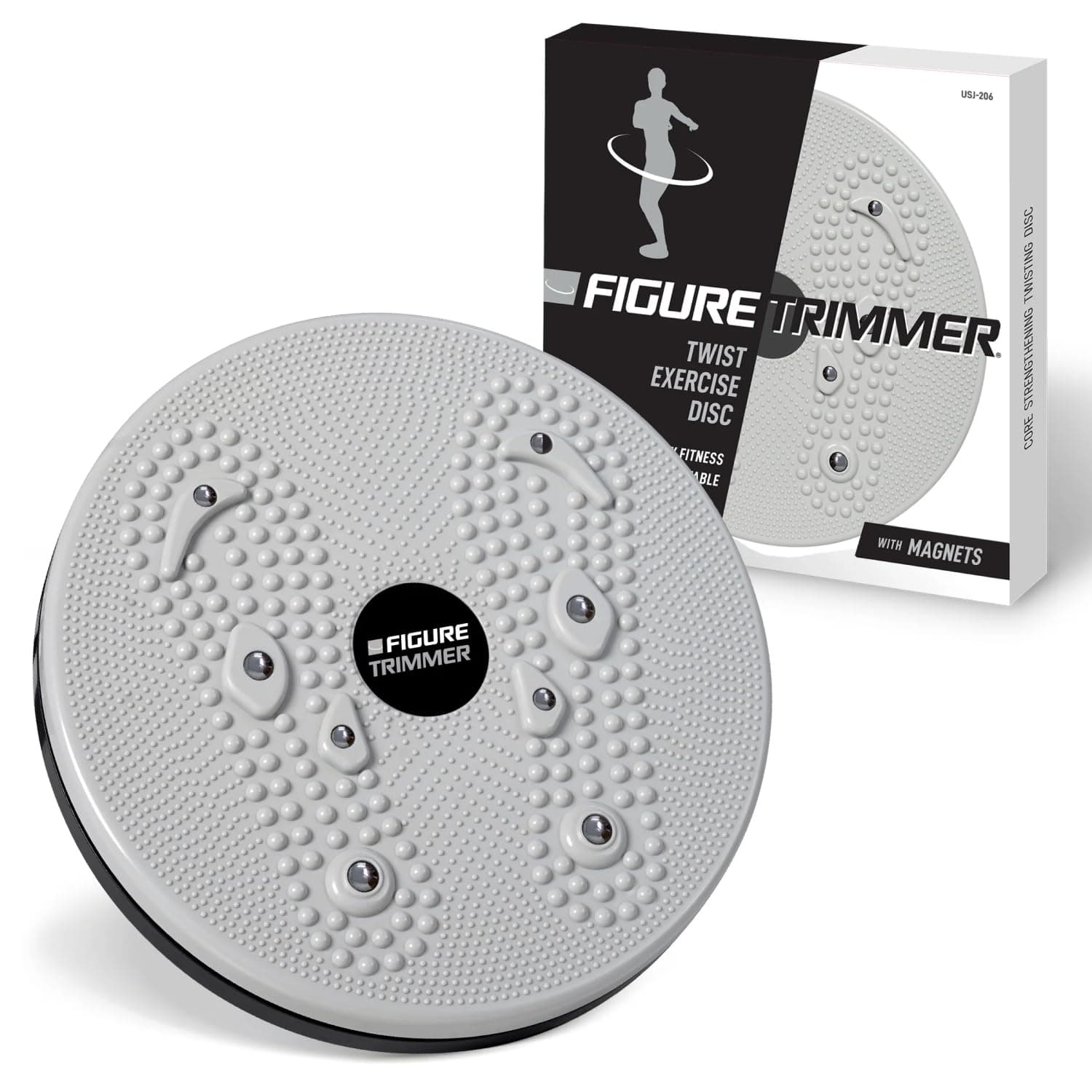 Ab Twister Board for Exercise Waist Twisting Disc with Acupressure Nodes by Daiwa Felicity