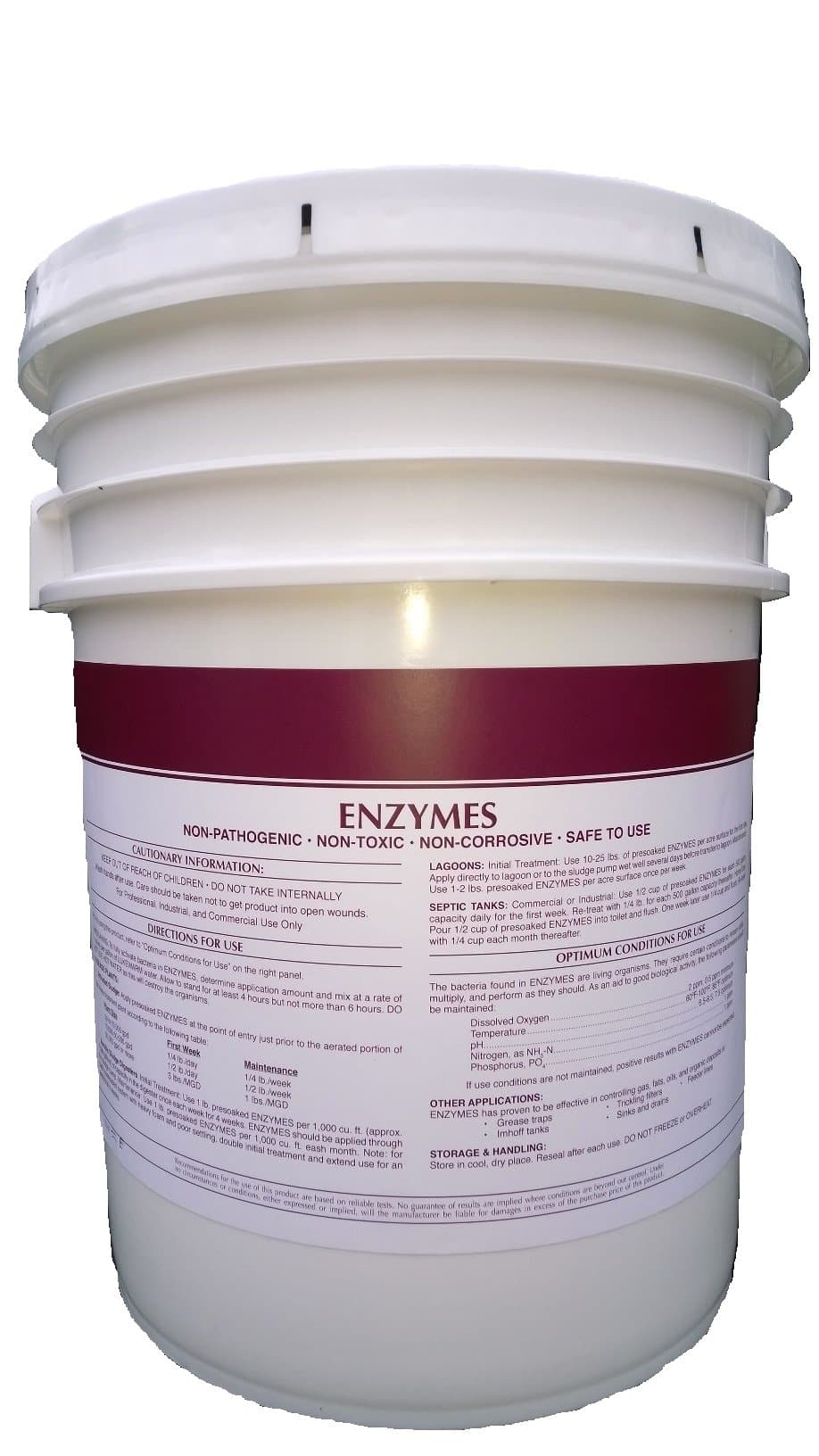 Patriot Chemical Sales 10 Pounds Enzymes Powdered Septic Tank Treatment Bacterial Crystals Industrial Strength